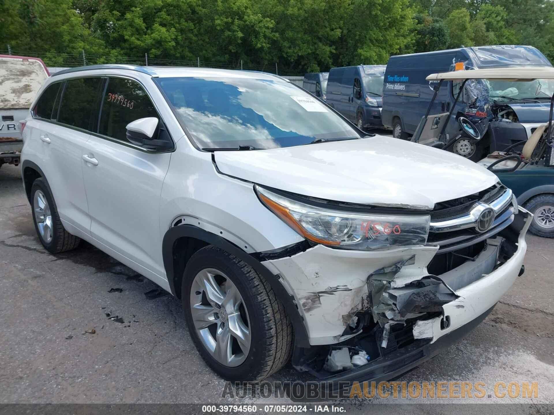 5TDYKRFH6FS069263 TOYOTA HIGHLANDER 2015