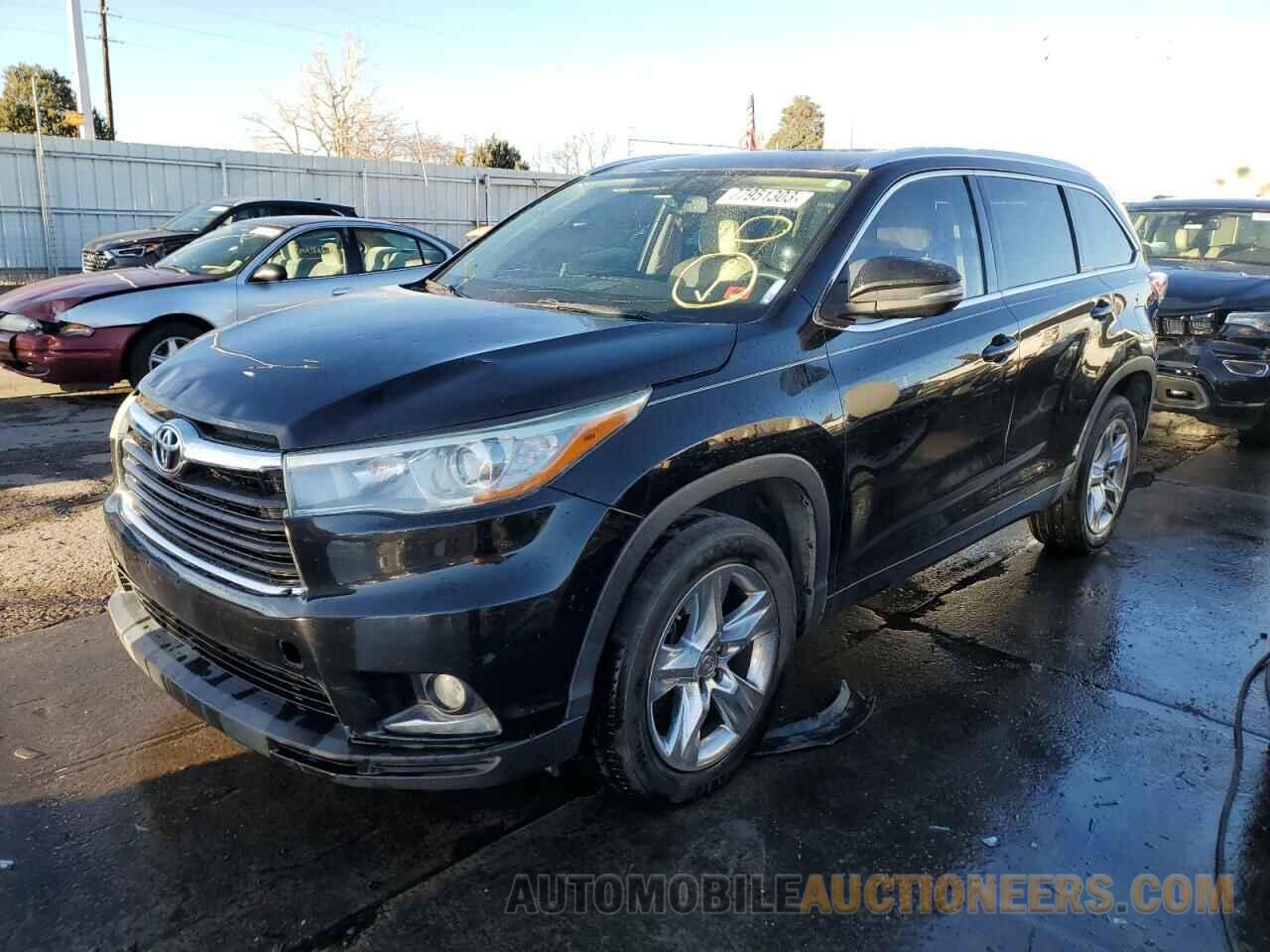 5TDYKRFH6FS073216 TOYOTA HIGHLANDER 2015