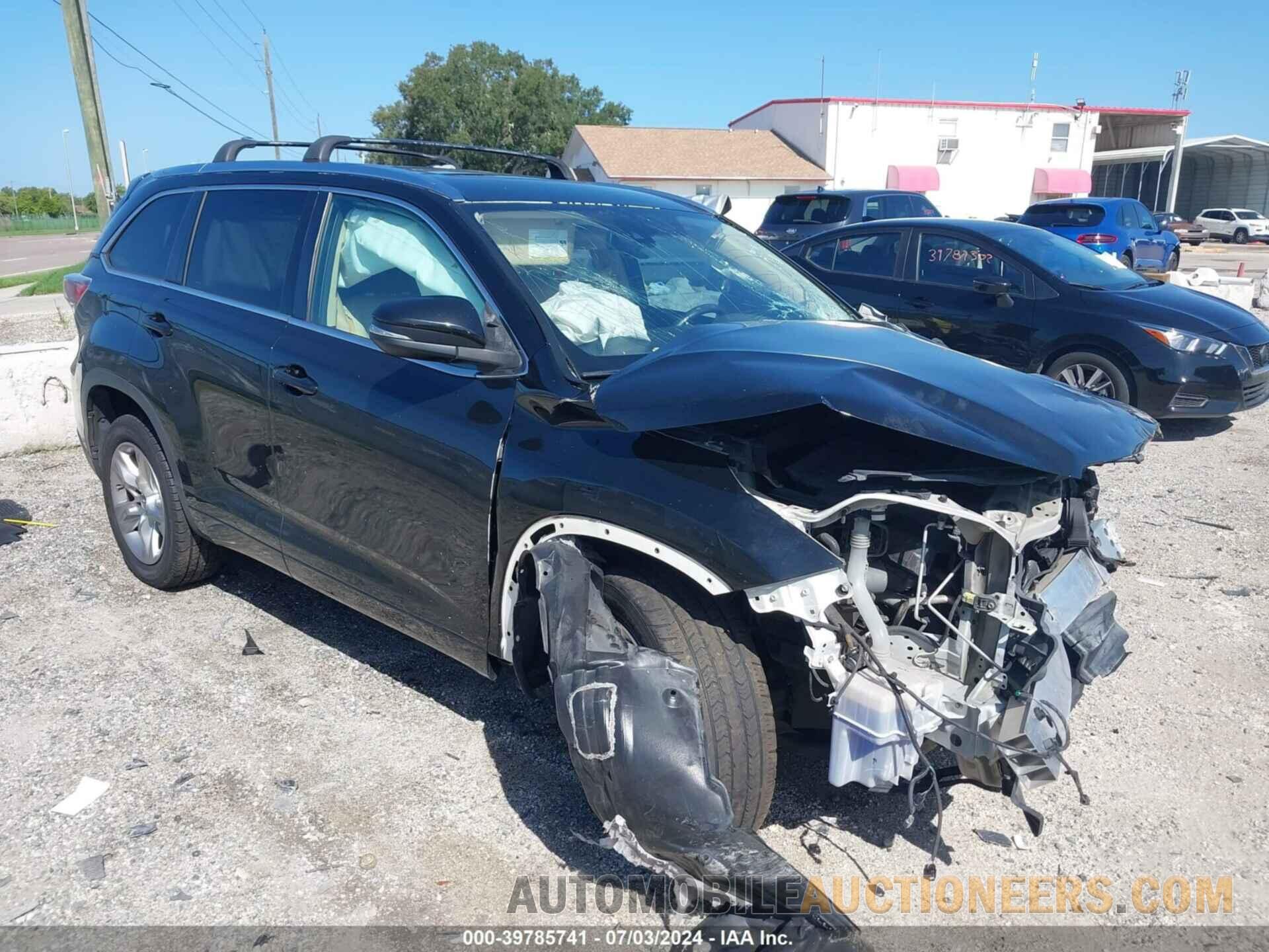 5TDYKRFH6FS092493 TOYOTA HIGHLANDER 2015