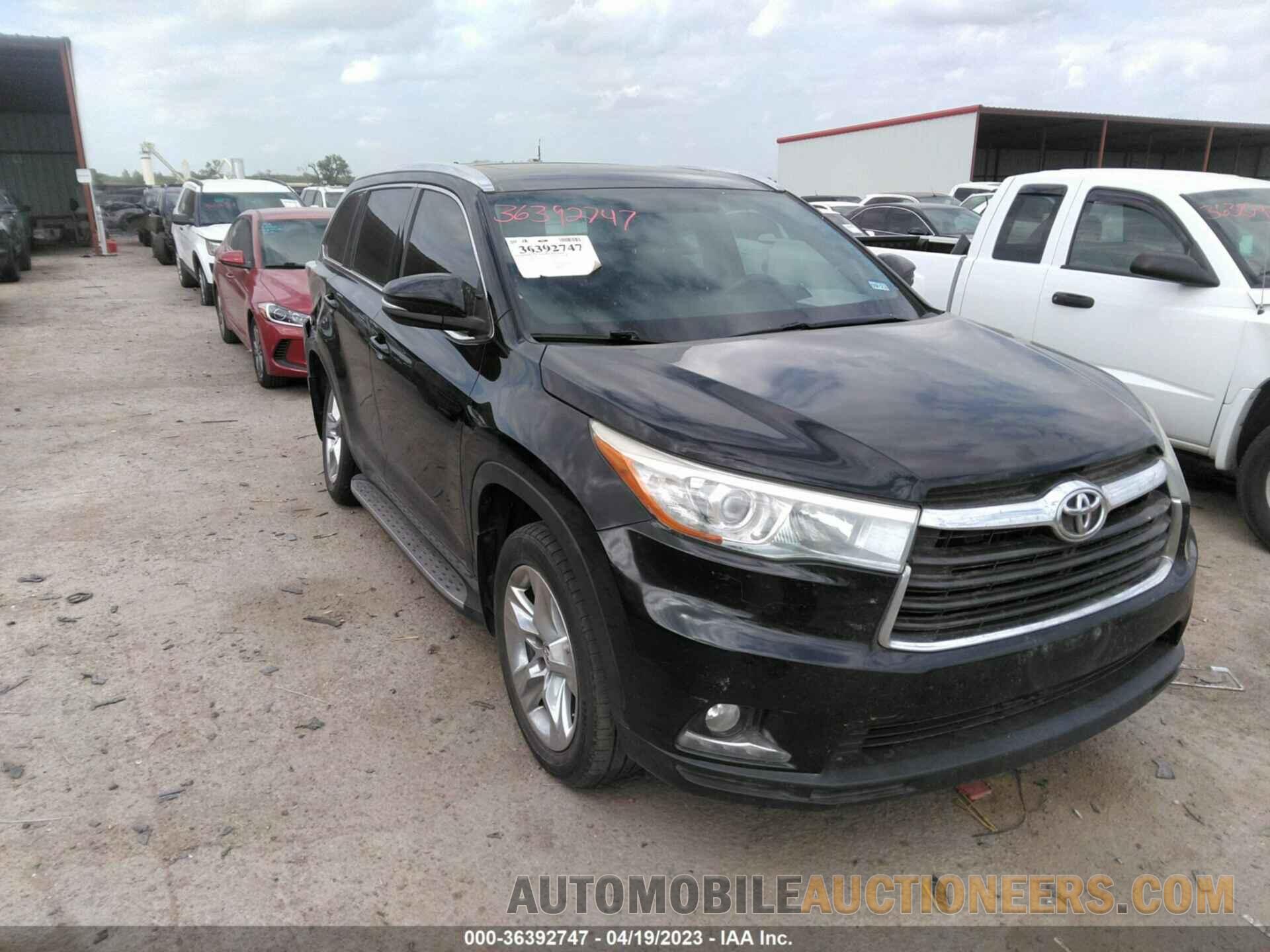 5TDYKRFH6GS140074 TOYOTA HIGHLANDER 2016