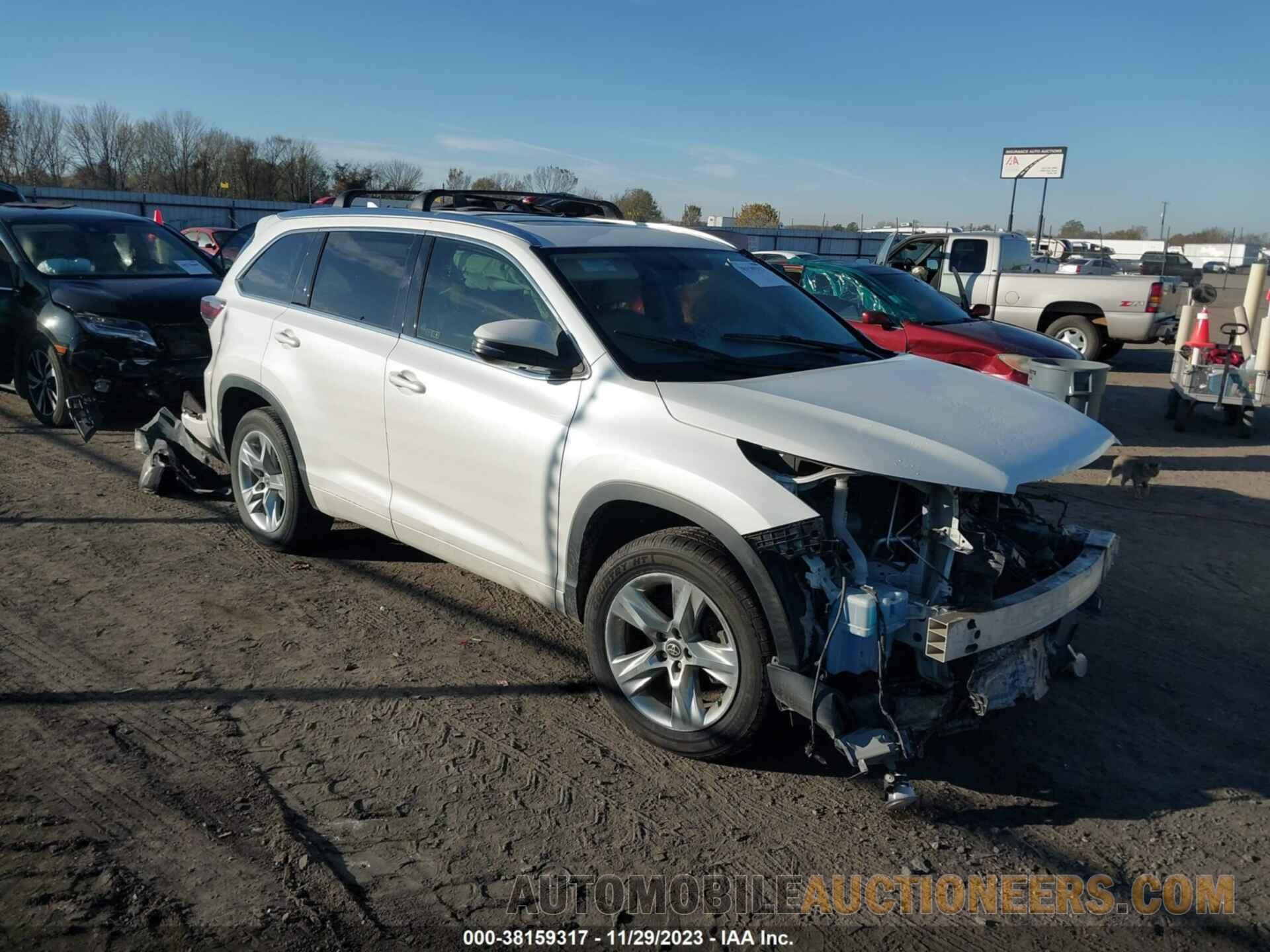 5TDYKRFH6GS150524 TOYOTA HIGHLANDER 2016