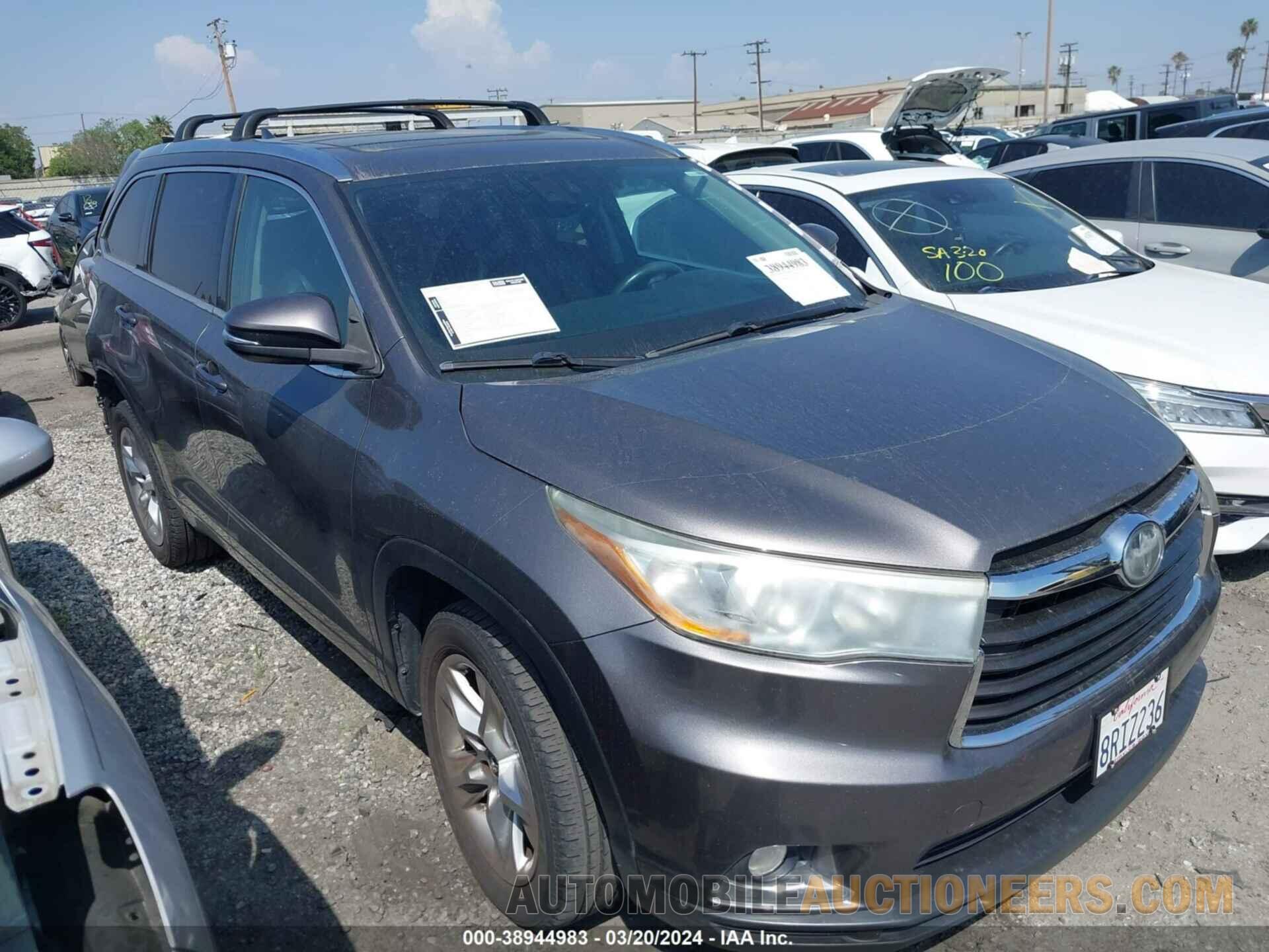 5TDYKRFH6GS169851 TOYOTA HIGHLANDER 2016