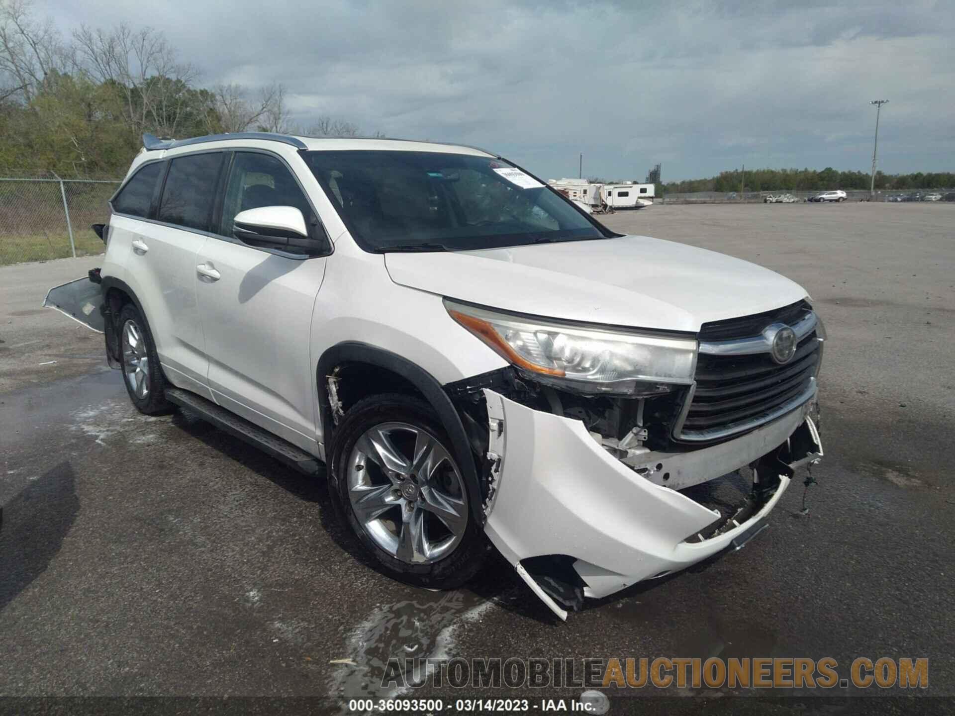 5TDYKRFH7FS056327 TOYOTA HIGHLANDER 2015