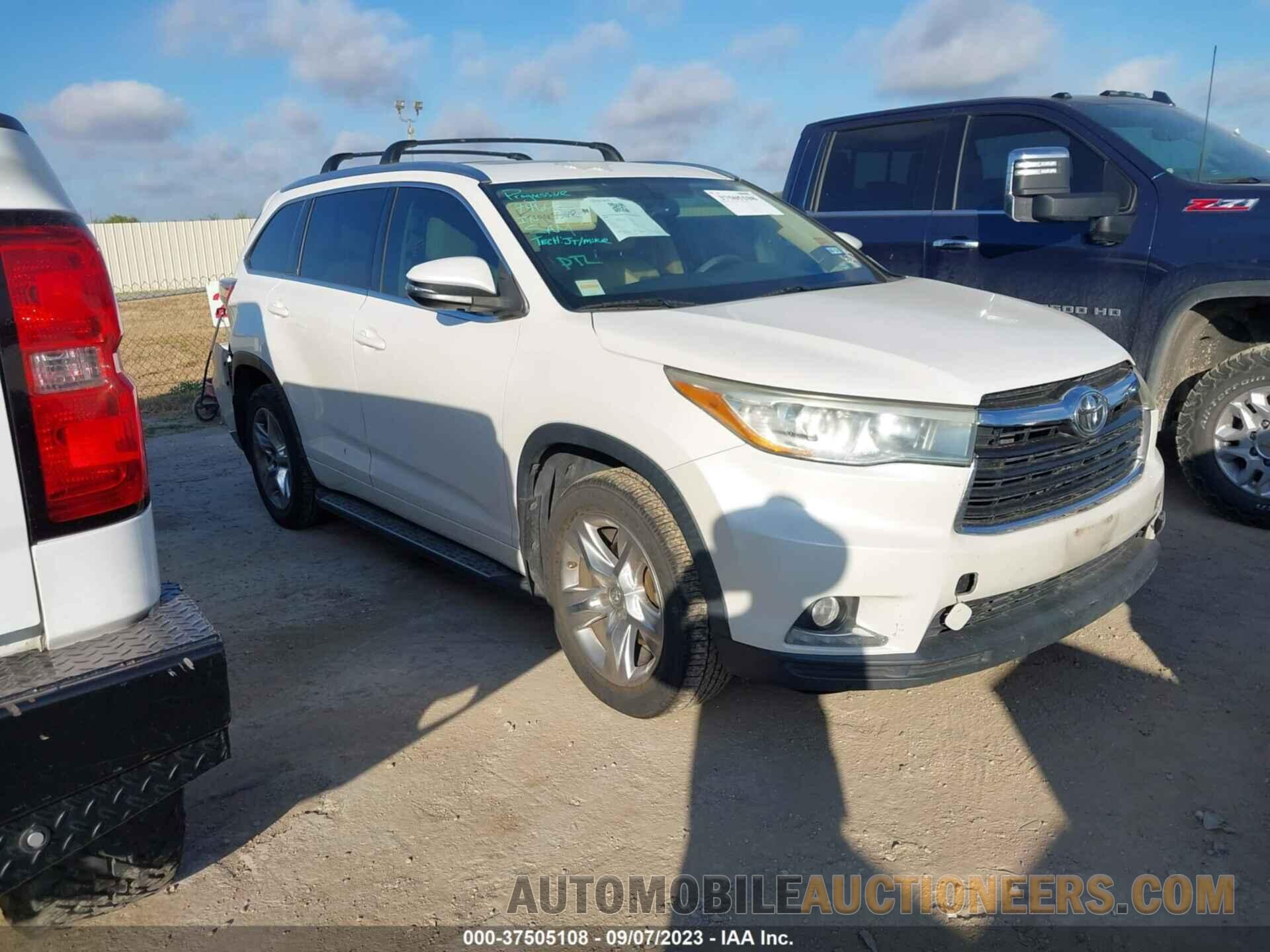 5TDYKRFH7FS075704 TOYOTA HIGHLANDER 2015