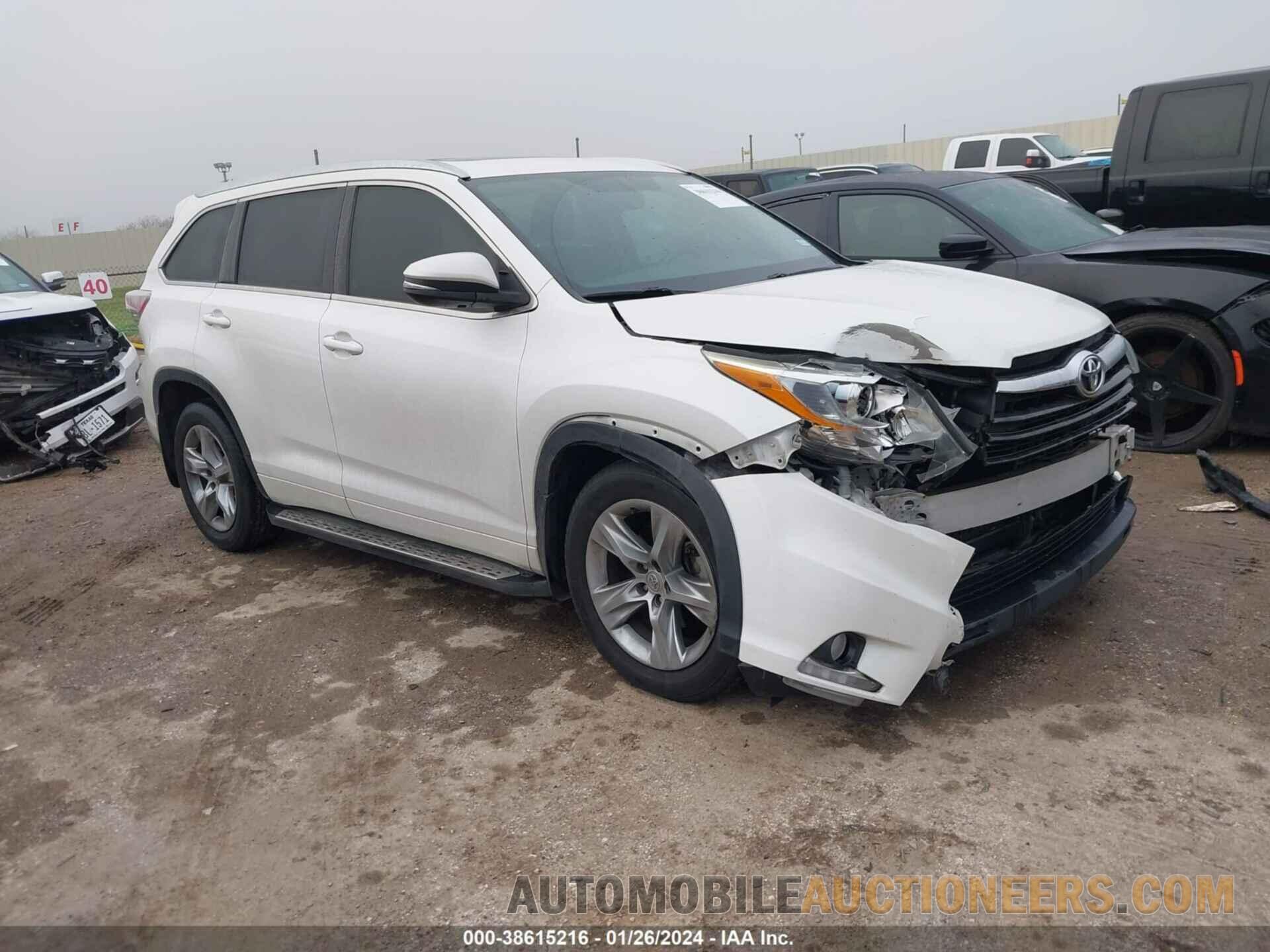 5TDYKRFH7FS081406 TOYOTA HIGHLANDER 2015