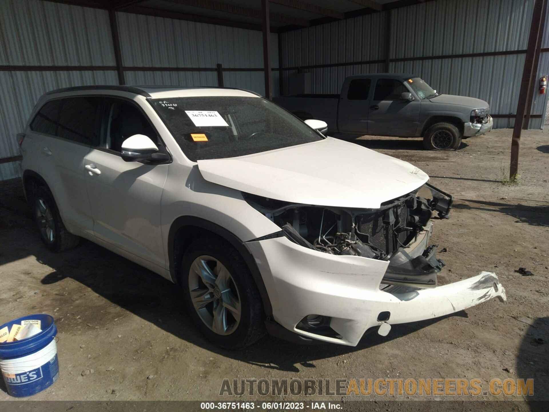 5TDYKRFH7FS102898 TOYOTA HIGHLANDER 2015