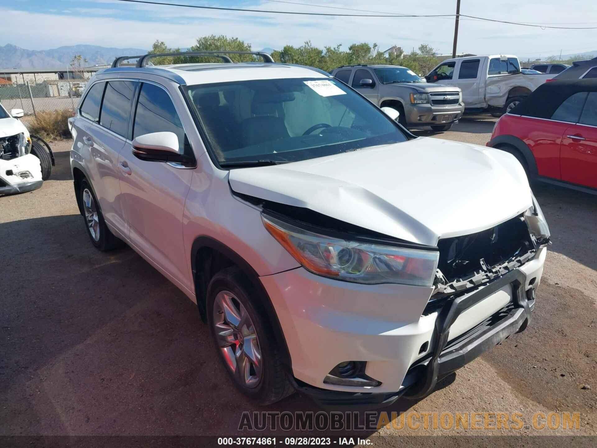 5TDYKRFH7FS103985 TOYOTA HIGHLANDER 2015