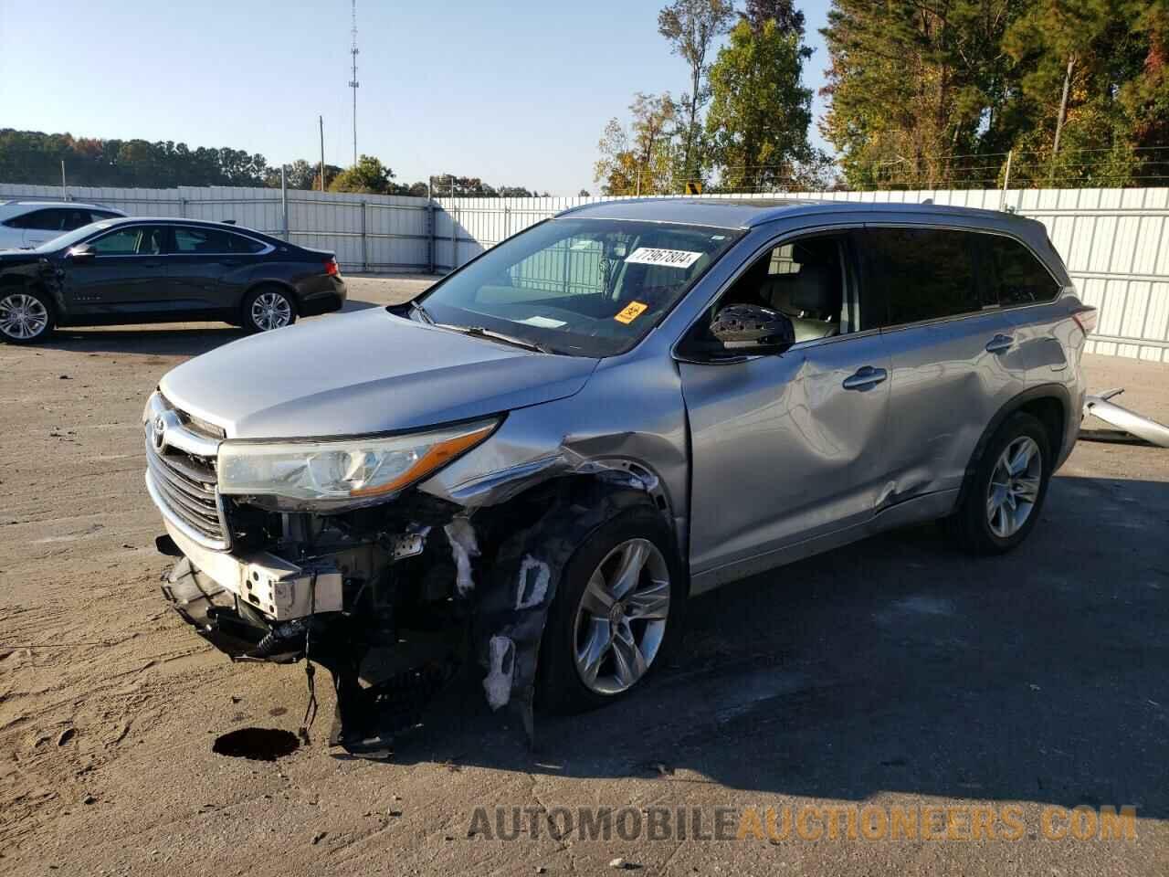 5TDYKRFH7FS112931 TOYOTA HIGHLANDER 2015