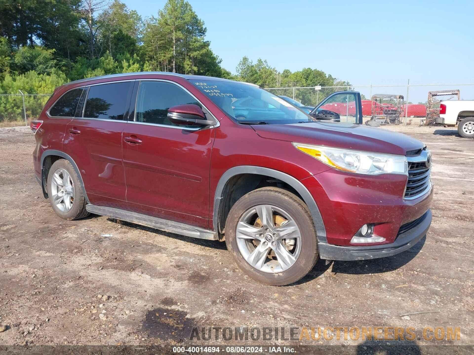 5TDYKRFH7GS132629 TOYOTA HIGHLANDER 2016