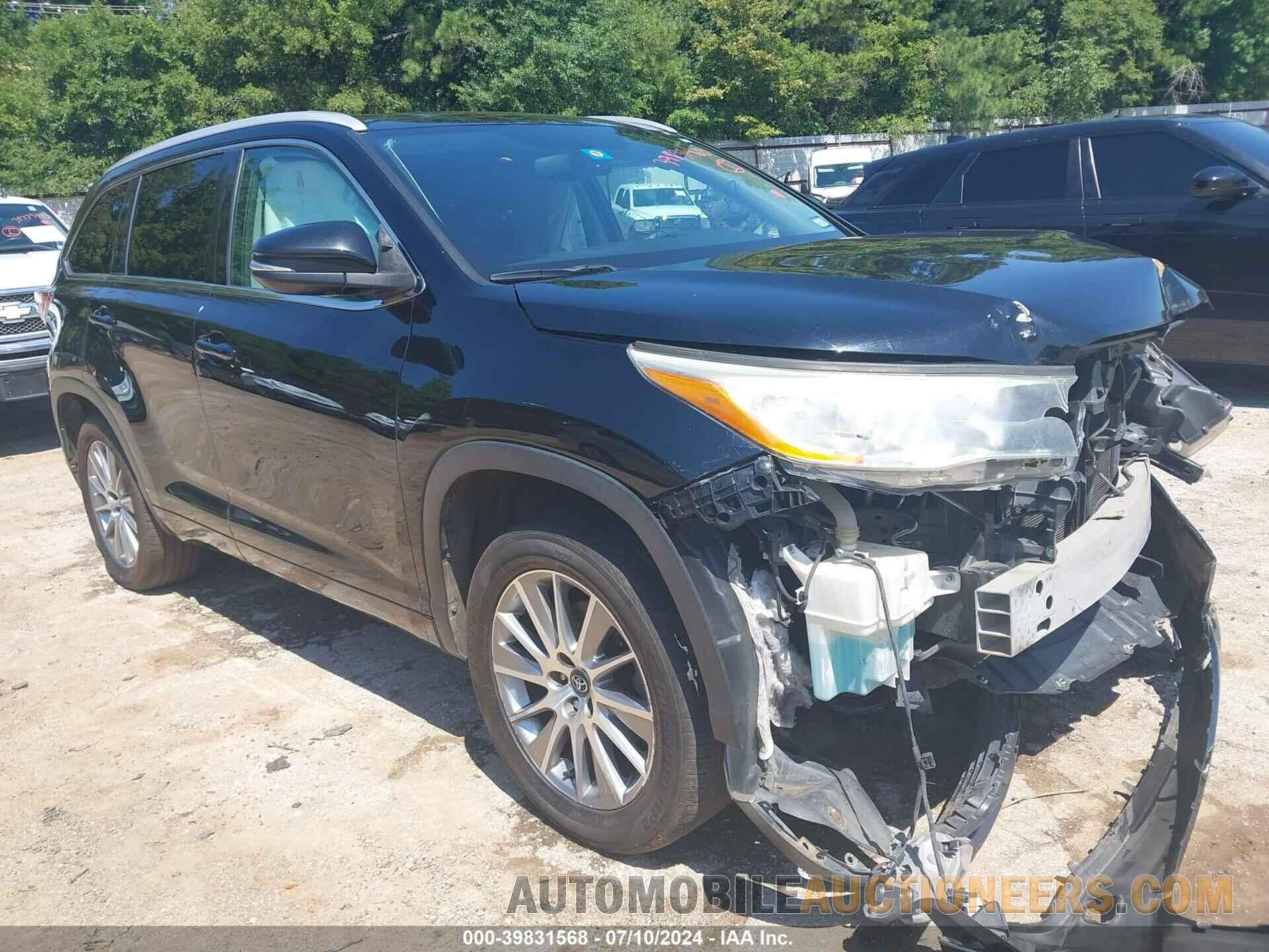 5TDYKRFH7GS142836 TOYOTA HIGHLANDER 2016