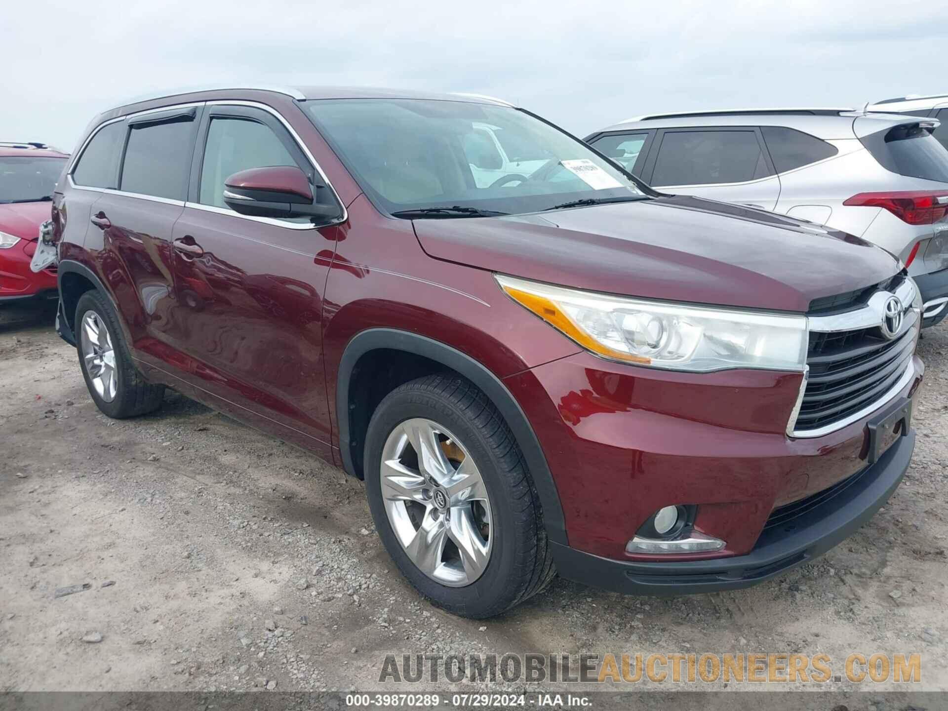 5TDYKRFH7GS181622 TOYOTA HIGHLANDER 2016