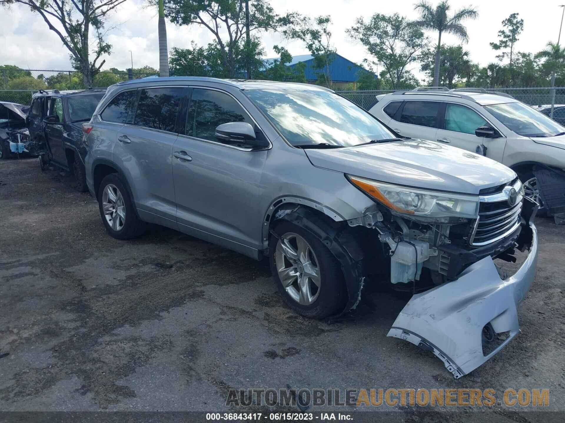 5TDYKRFH8FS071483 TOYOTA HIGHLANDER 2015