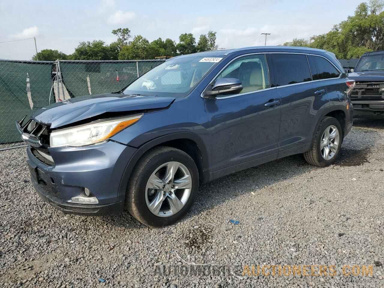 5TDYKRFH8FS101291 TOYOTA HIGHLANDER 2015