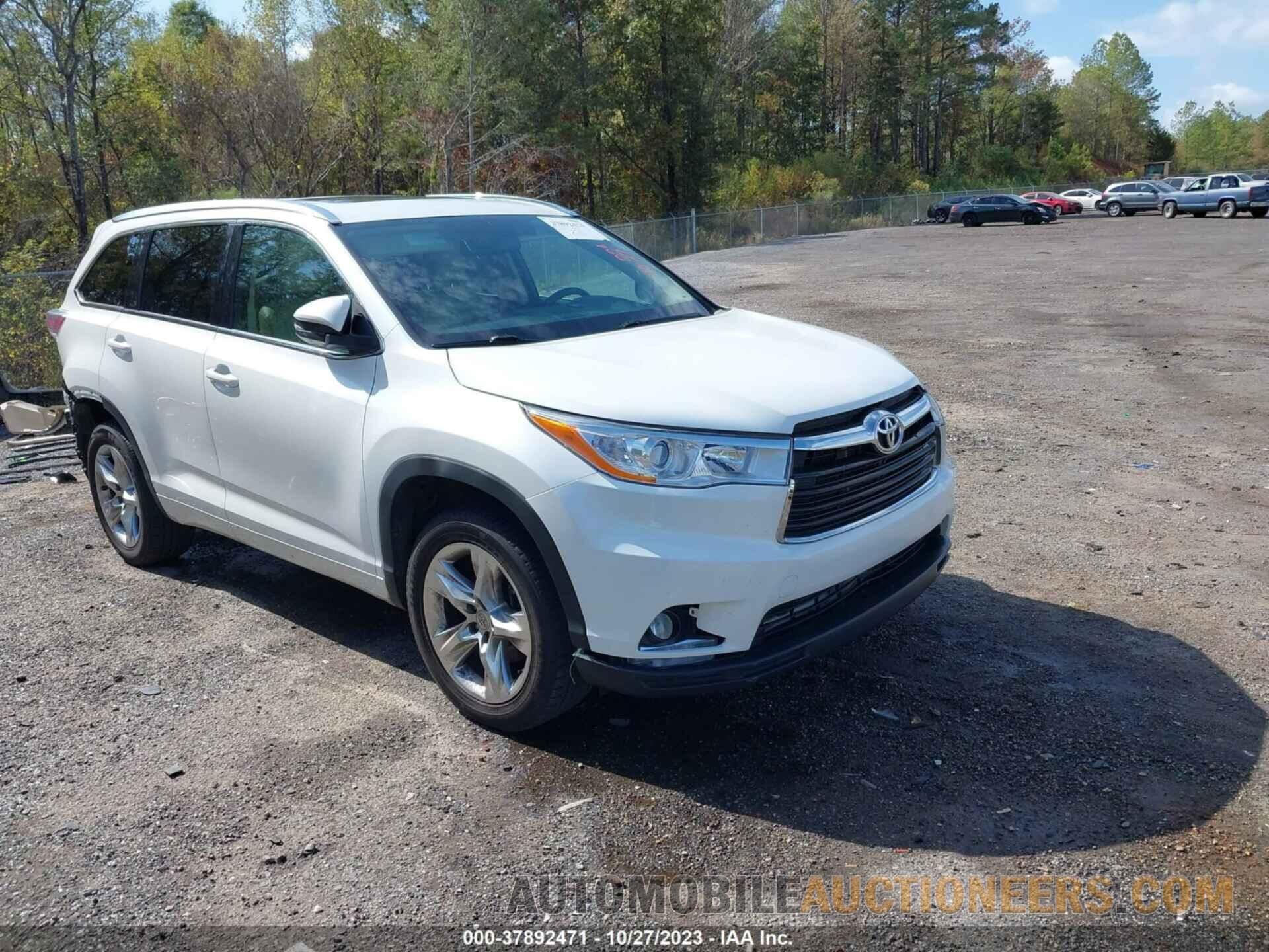 5TDYKRFH8FS104403 TOYOTA HIGHLANDER 2015