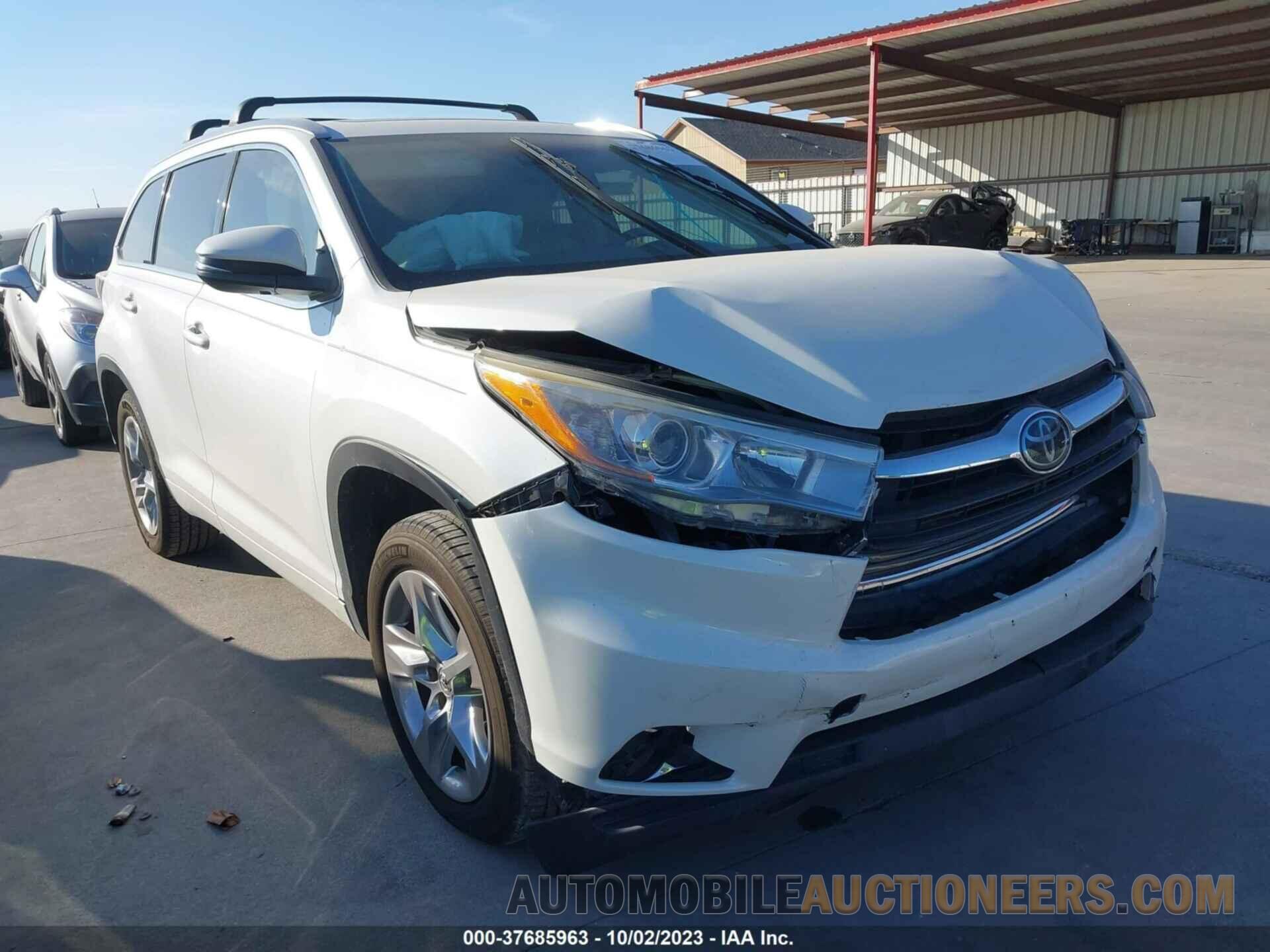 5TDYKRFH8FS105065 TOYOTA HIGHLANDER 2015