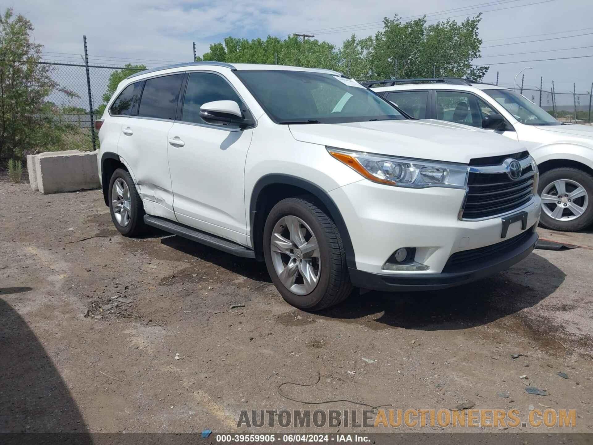 5TDYKRFH8FS115935 TOYOTA HIGHLANDER 2015