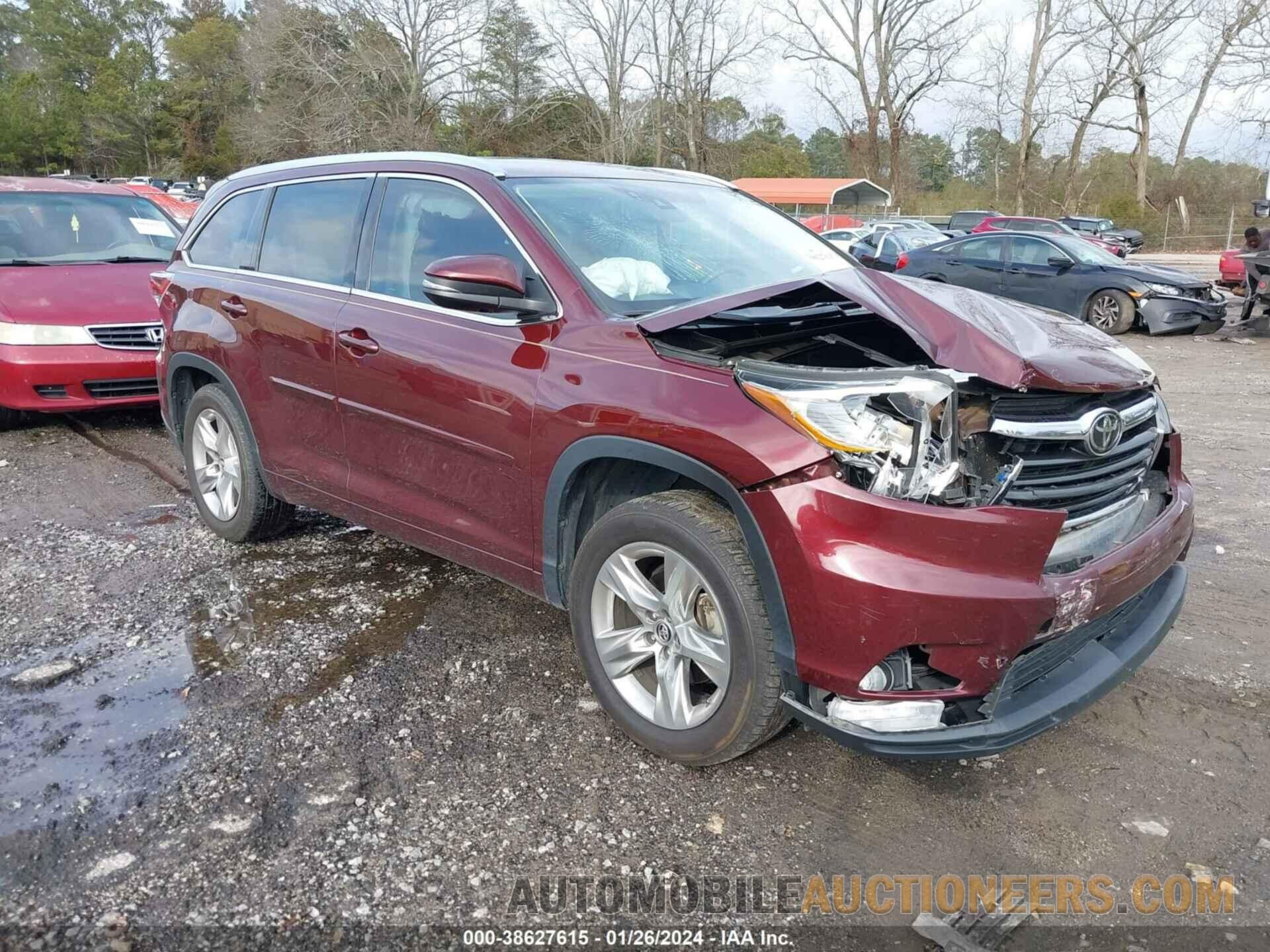 5TDYKRFH8GS123194 TOYOTA HIGHLANDER 2016