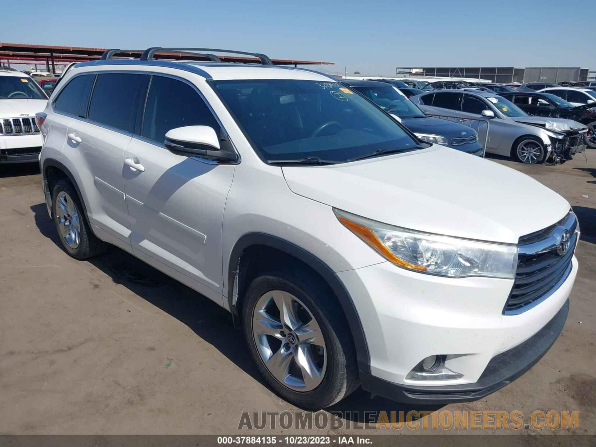 5TDYKRFH8GS156504 TOYOTA HIGHLANDER 2016