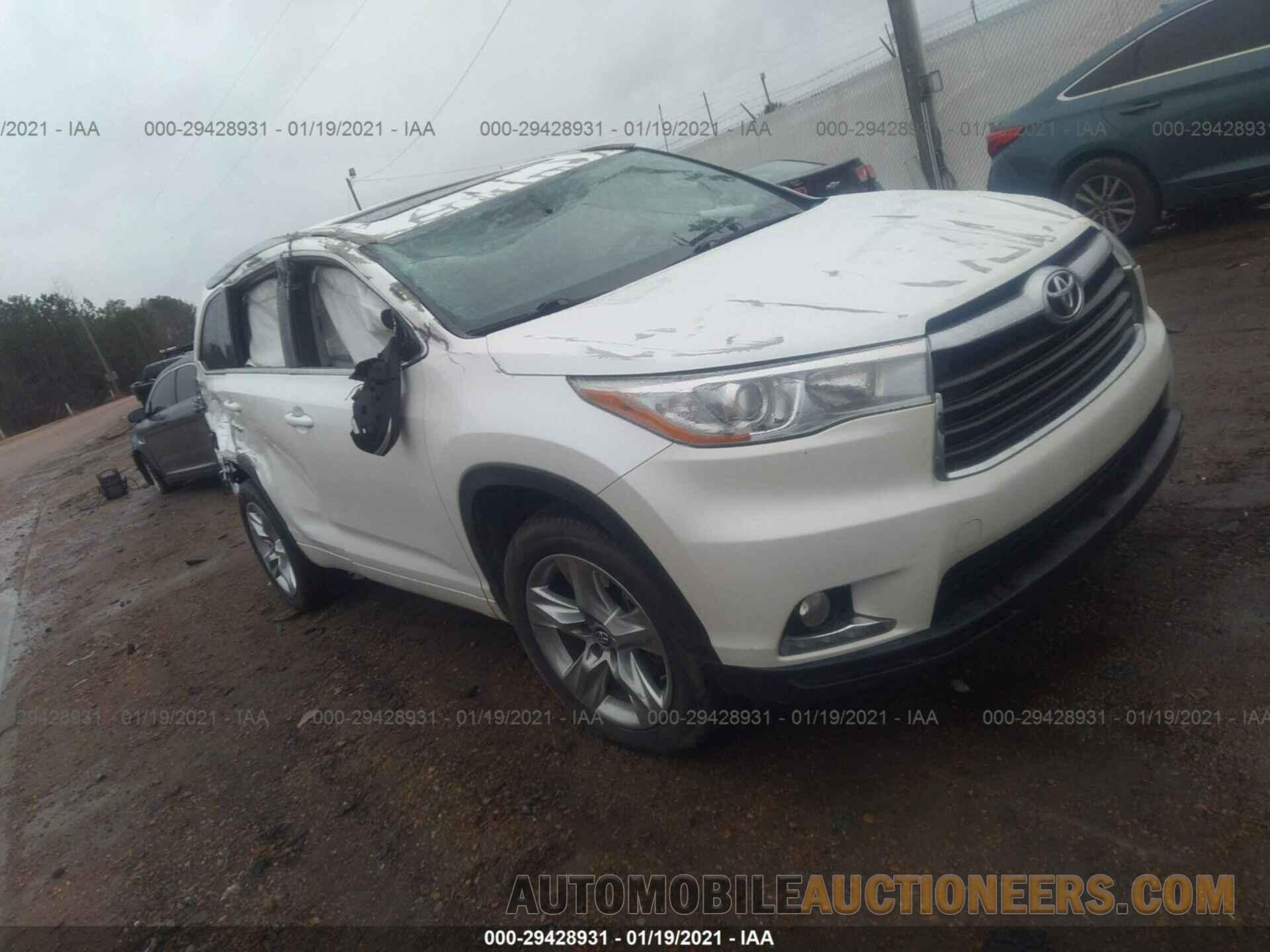 5TDYKRFH8GS164666 TOYOTA HIGHLANDER 2016