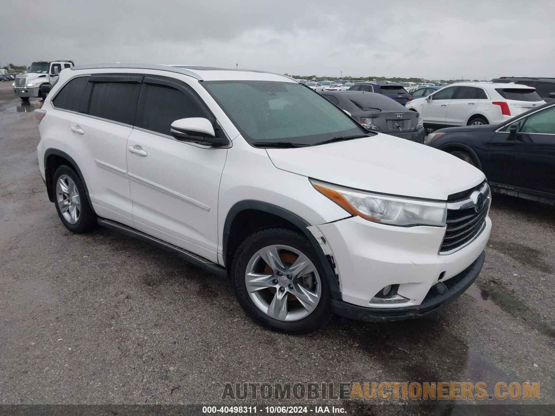 5TDYKRFH9FS044132 TOYOTA HIGHLANDER 2015