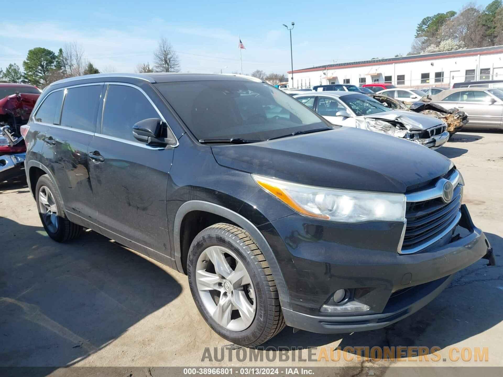 5TDYKRFH9FS051288 TOYOTA HIGHLANDER 2015