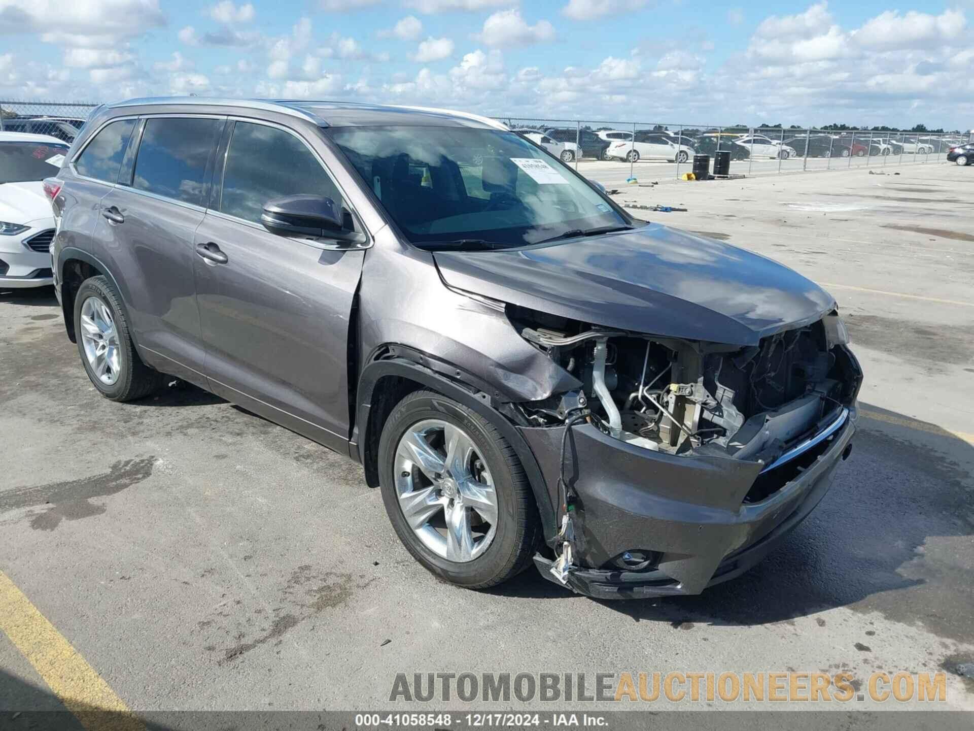 5TDYKRFH9FS074120 TOYOTA HIGHLANDER 2015