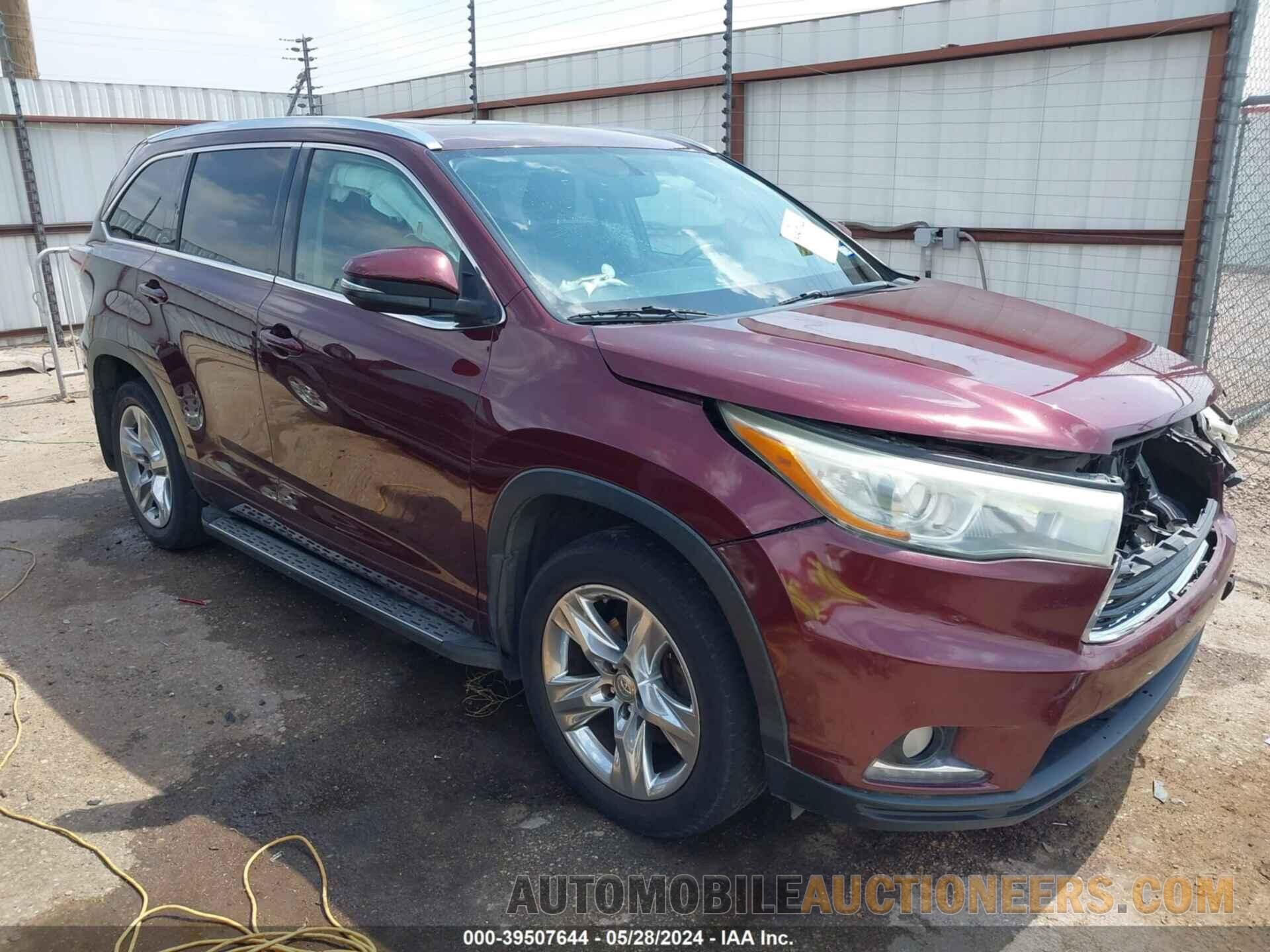 5TDYKRFH9FS083223 TOYOTA HIGHLANDER 2015