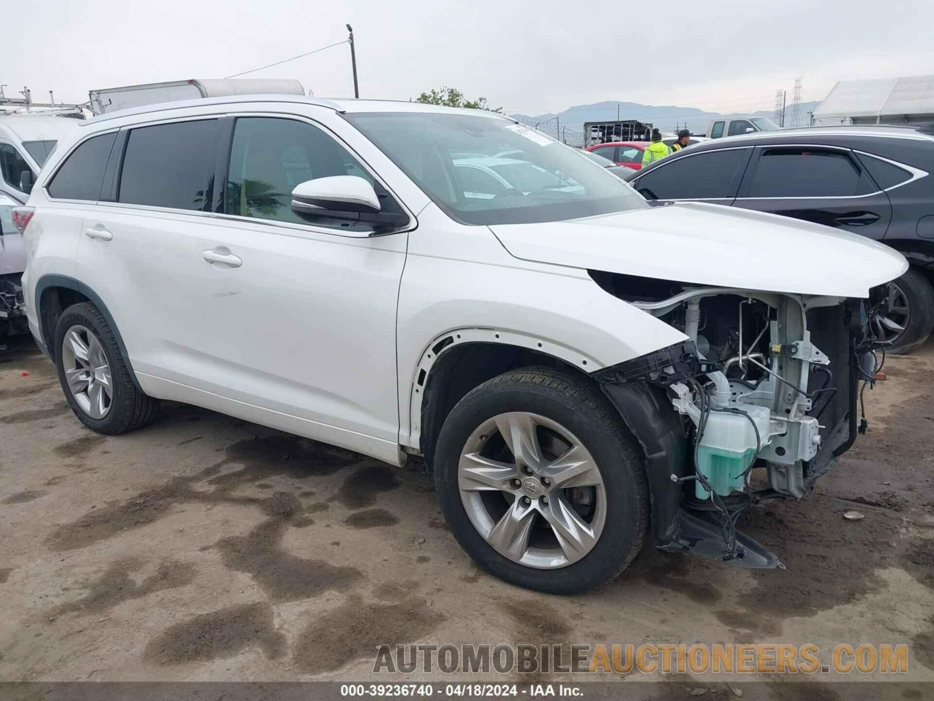 5TDYKRFH9FS084050 TOYOTA HIGHLANDER 2015