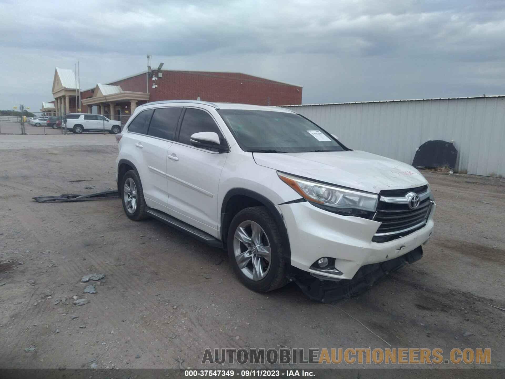 5TDYKRFH9FS087059 TOYOTA HIGHLANDER 2015