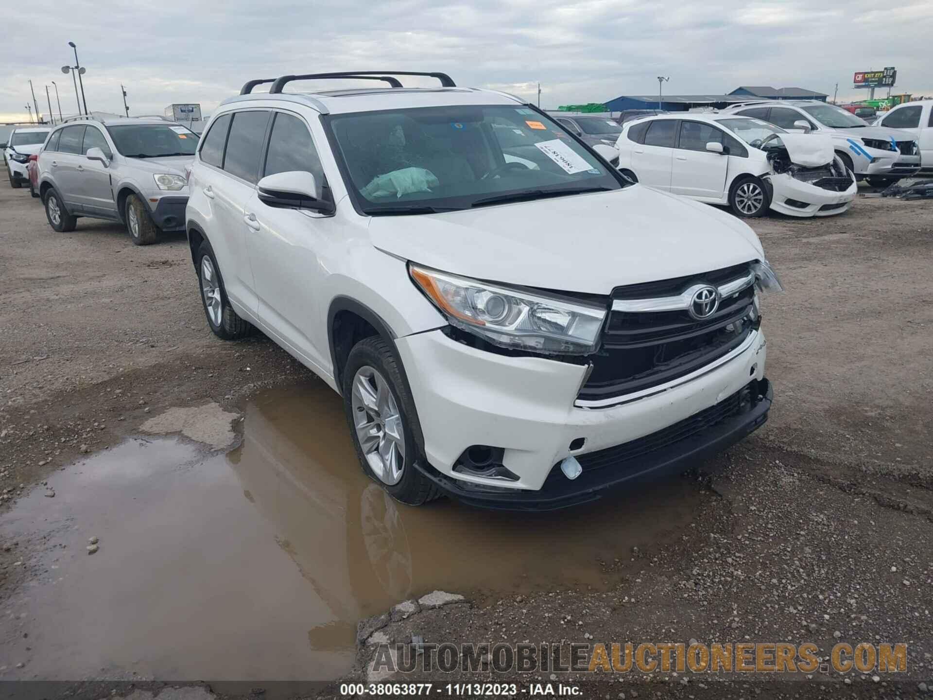 5TDYKRFH9FS089944 TOYOTA HIGHLANDER 2015