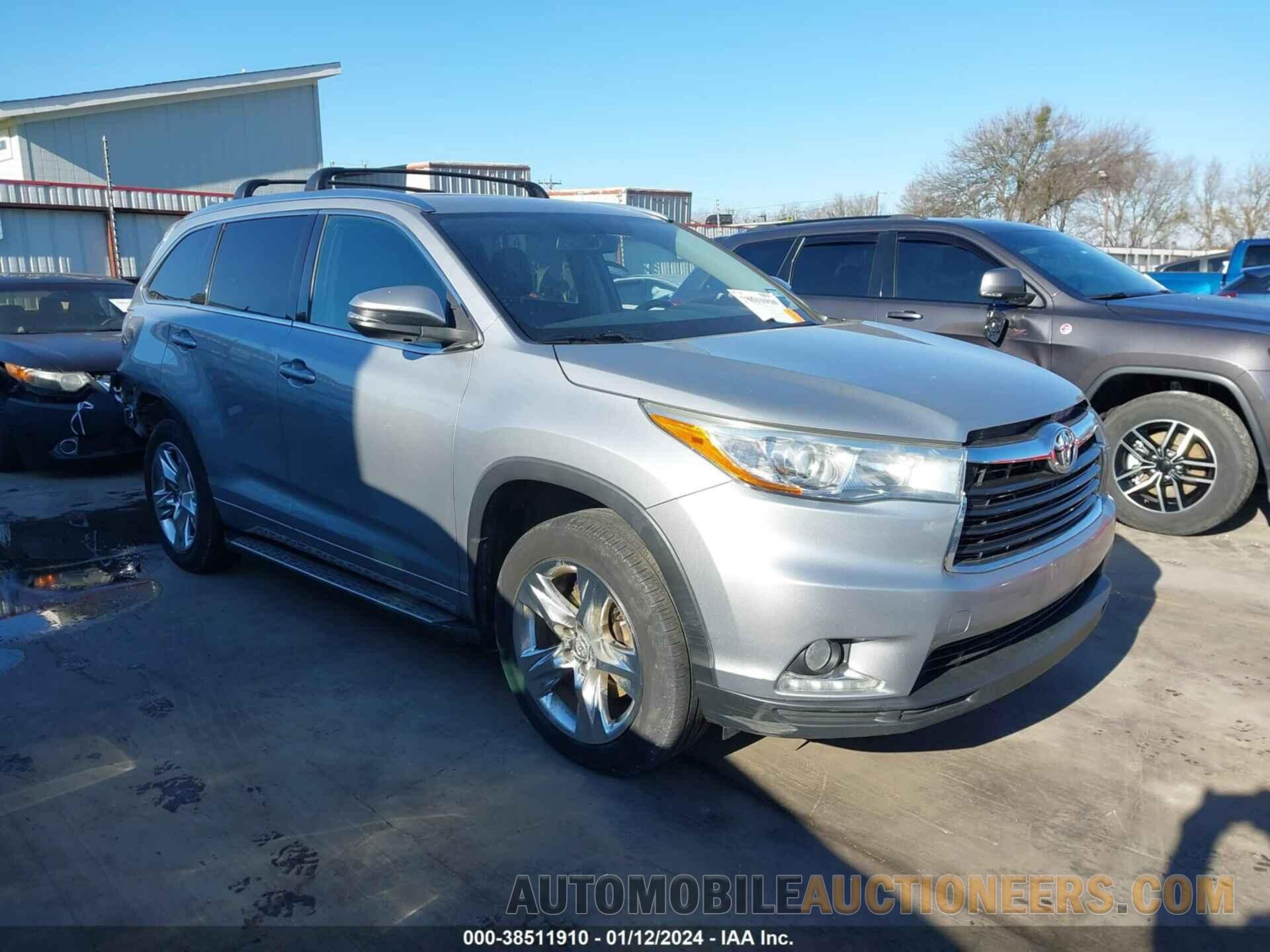 5TDYKRFH9FS091581 TOYOTA HIGHLANDER 2015