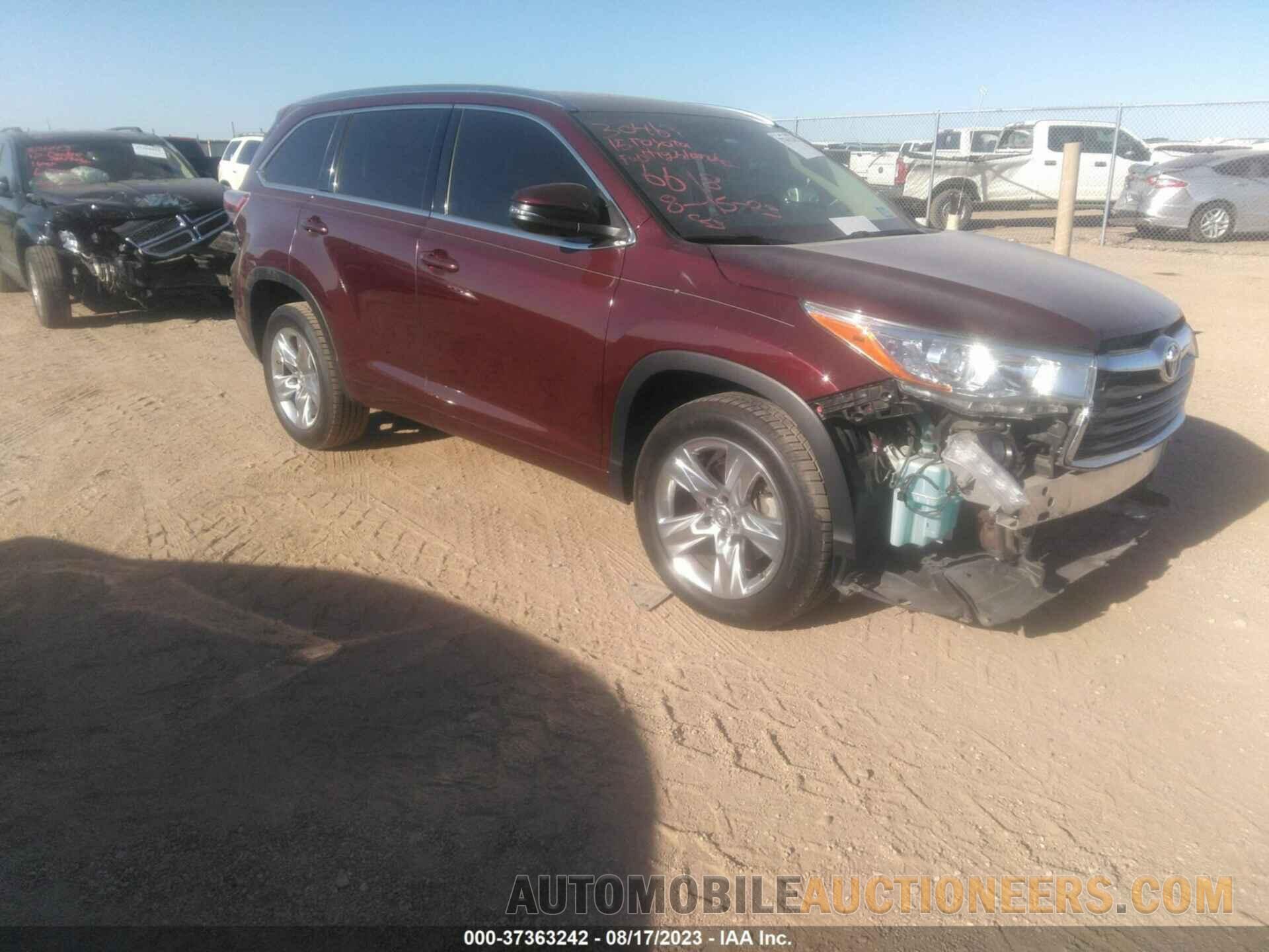 5TDYKRFH9FS096618 TOYOTA HIGHLANDER 2015