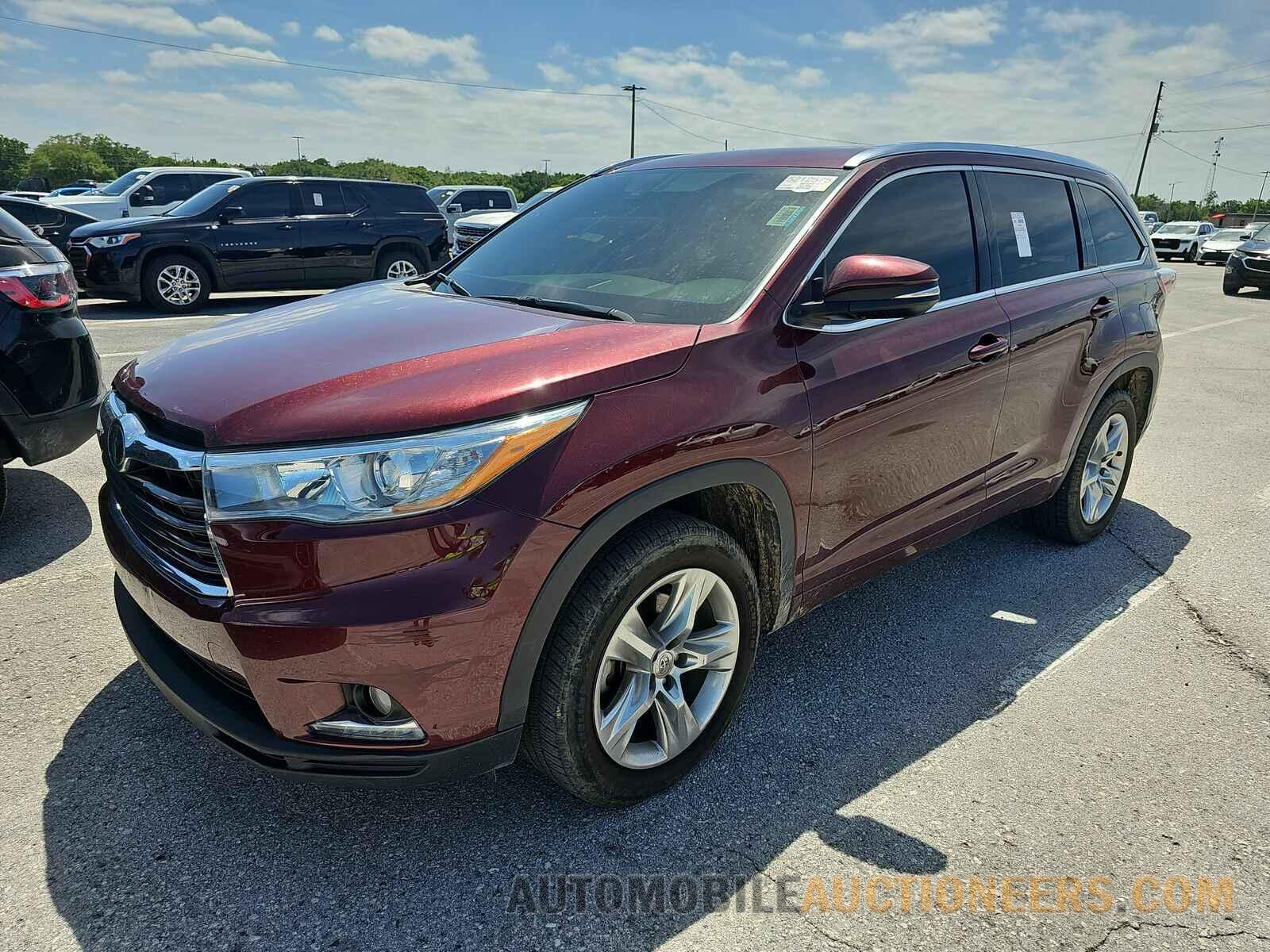 5TDYKRFH9FS103695 Toyota Highlander 2015