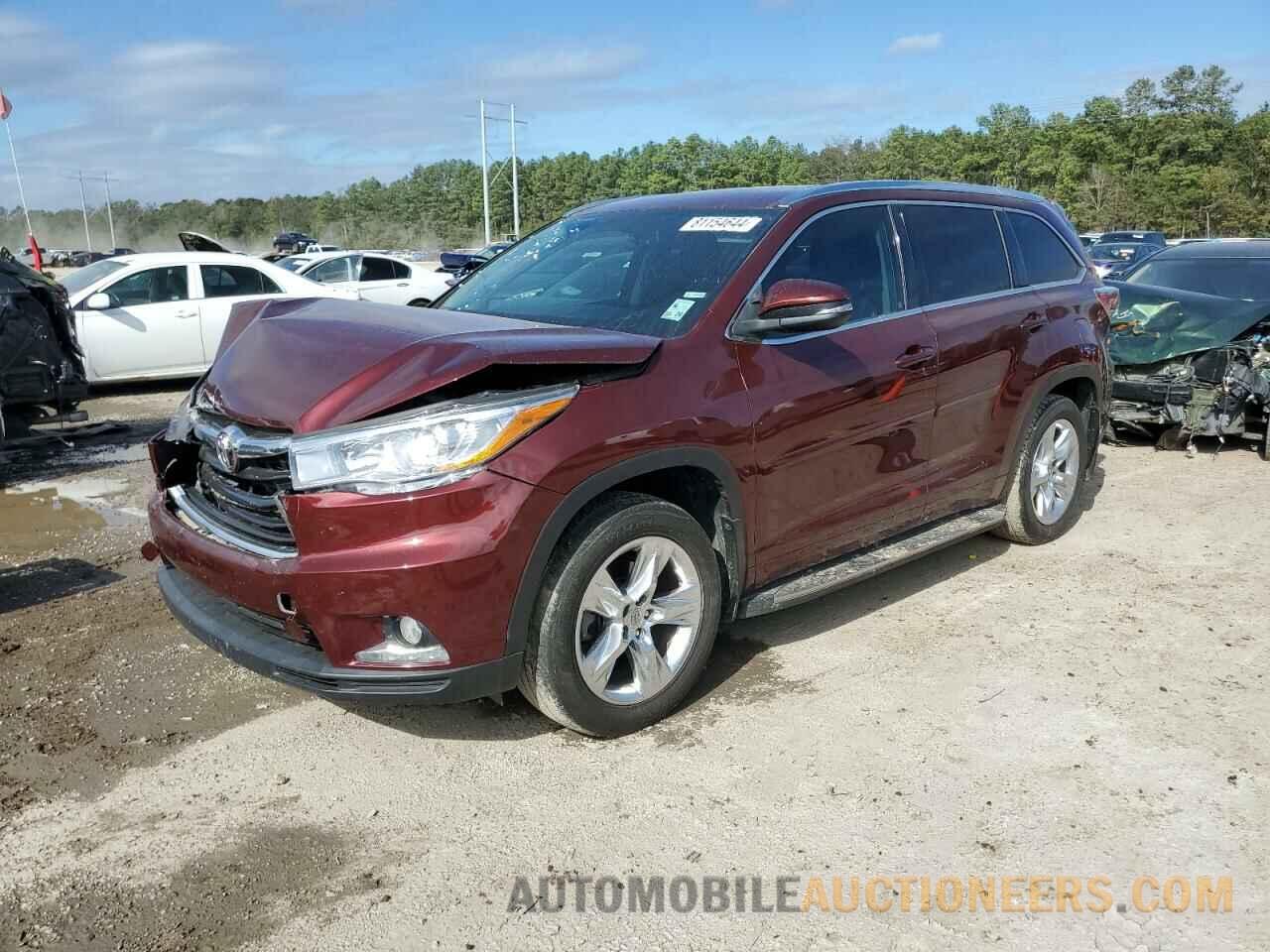 5TDYKRFH9FS115894 TOYOTA HIGHLANDER 2015