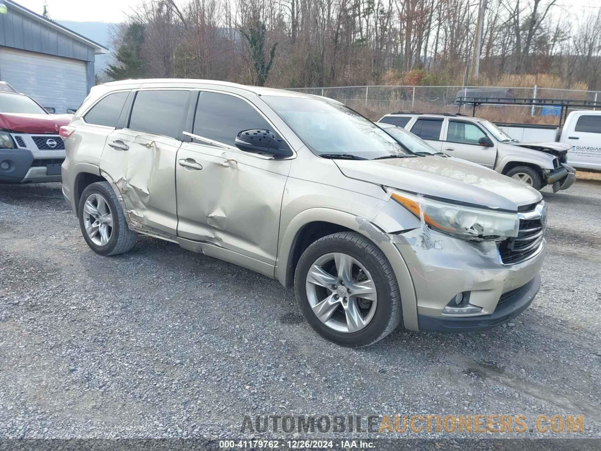 5TDYKRFH9FS119265 TOYOTA HIGHLANDER 2015