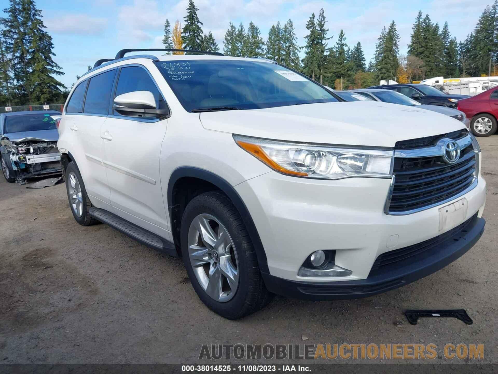 5TDYKRFH9GS128629 TOYOTA HIGHLANDER 2016