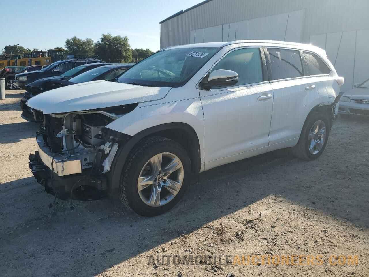 5TDYKRFH9GS158214 TOYOTA HIGHLANDER 2016