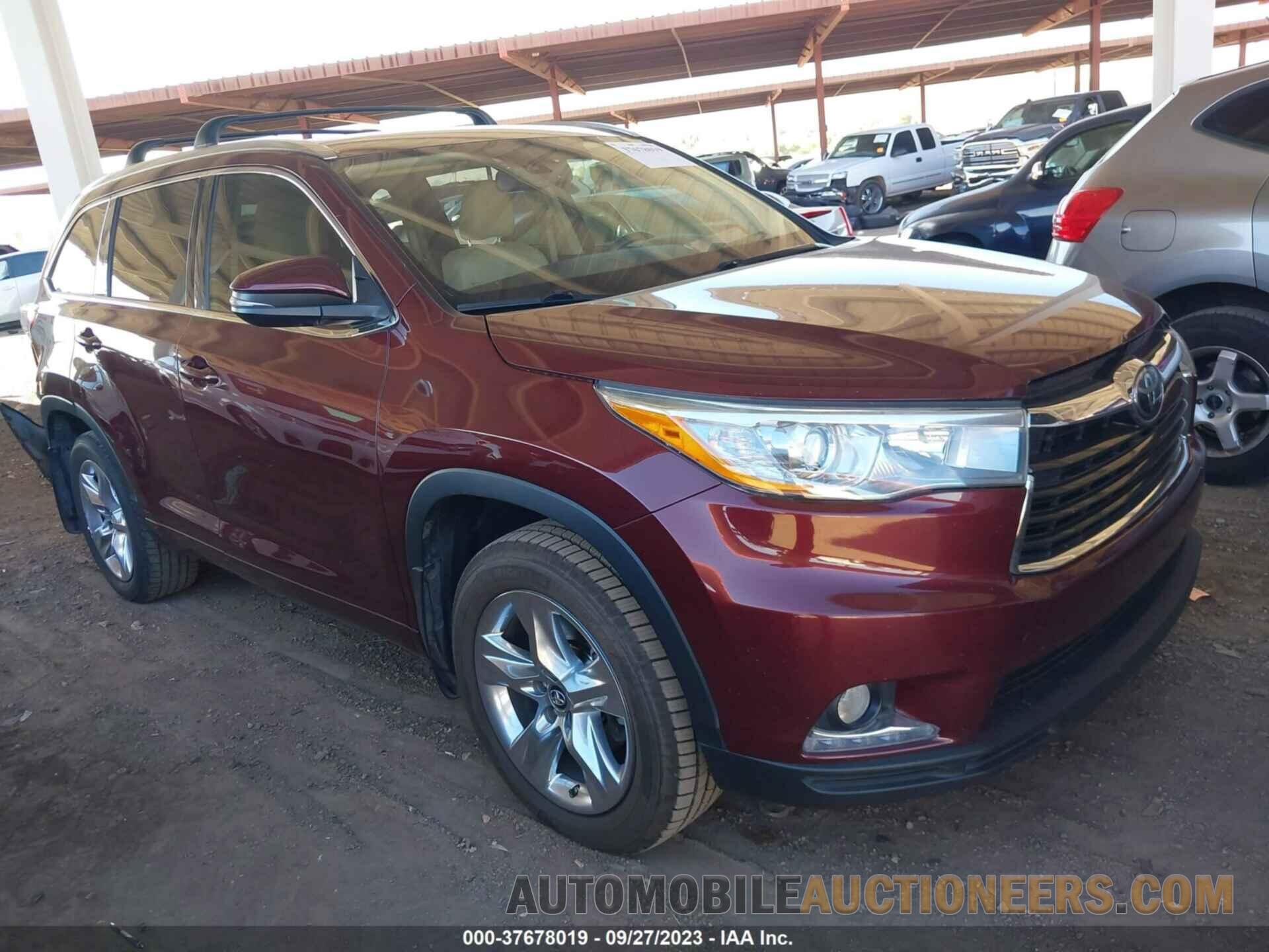 5TDYKRFH9GS177782 TOYOTA HIGHLANDER 2016