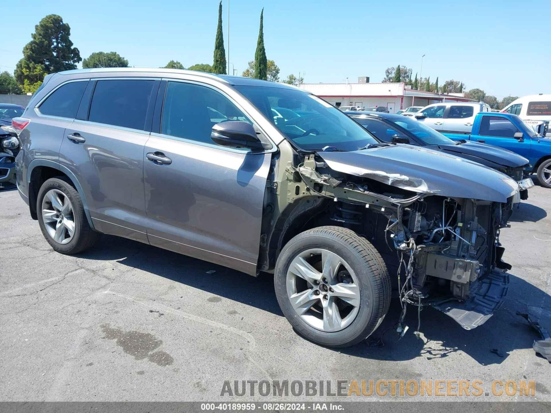 5TDYKRFH9GS185526 TOYOTA HIGHLANDER 2016