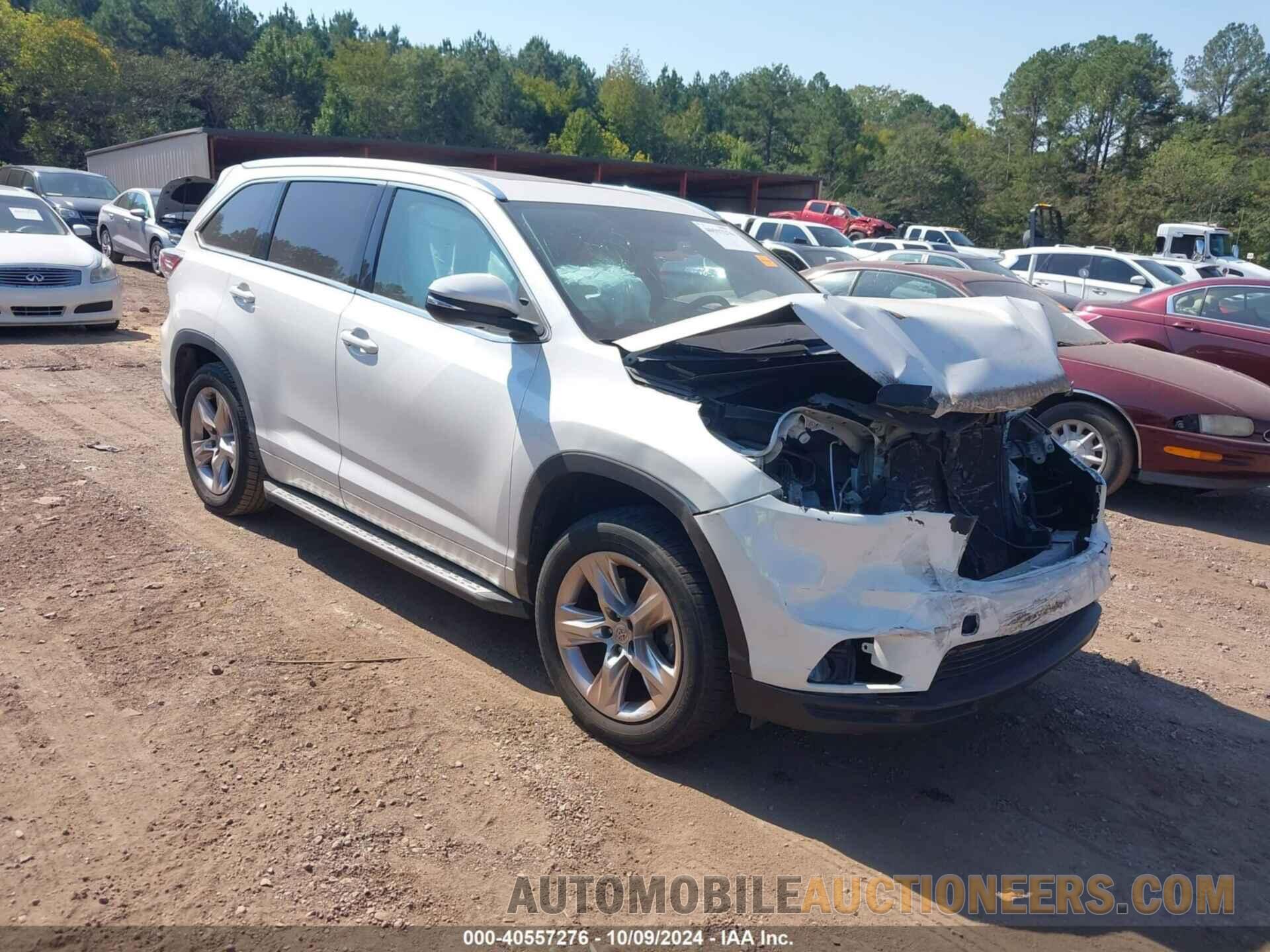 5TDYKRFHXFS050103 TOYOTA HIGHLANDER 2015