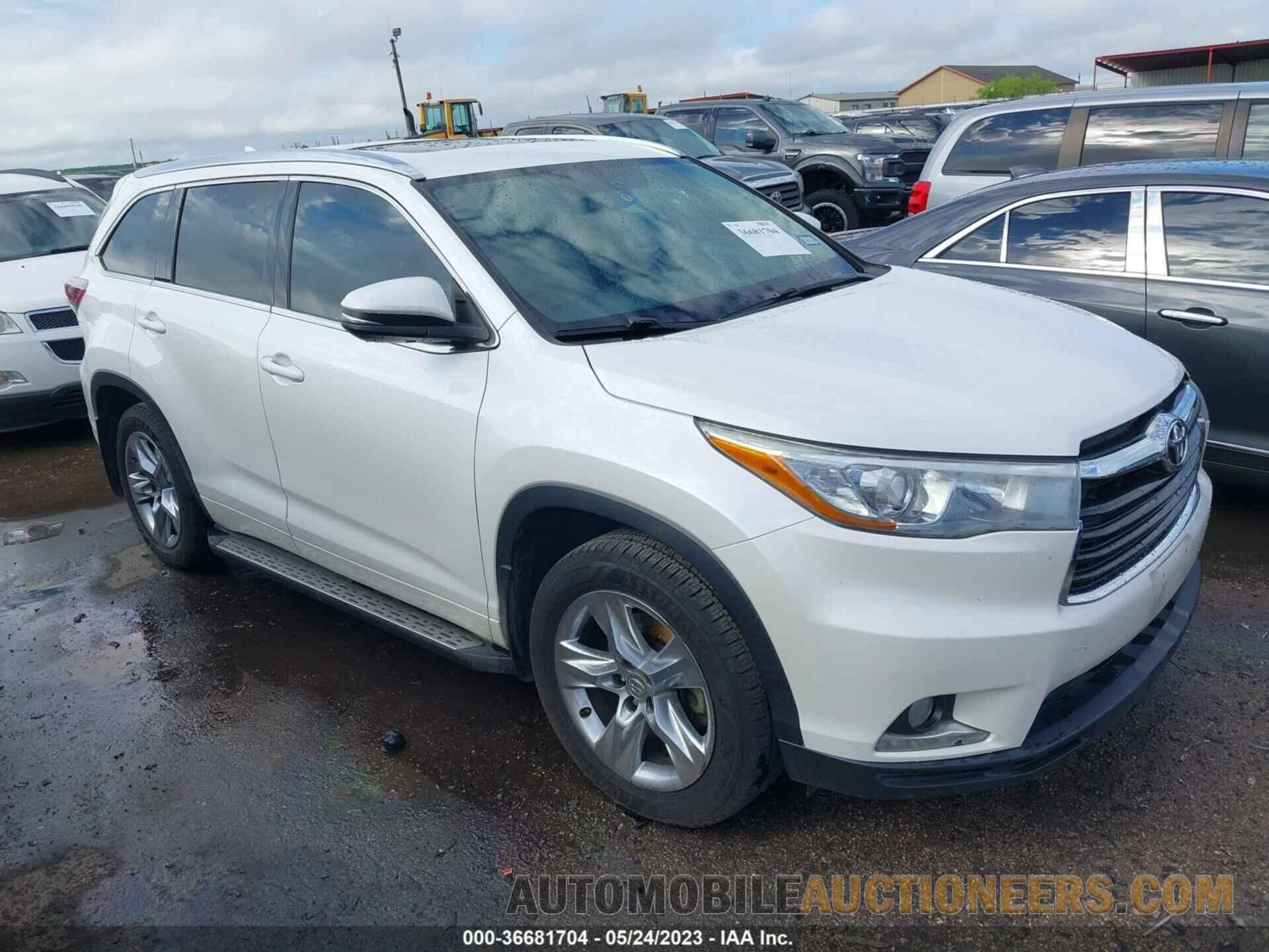 5TDYKRFHXFS087006 TOYOTA HIGHLANDER 2015