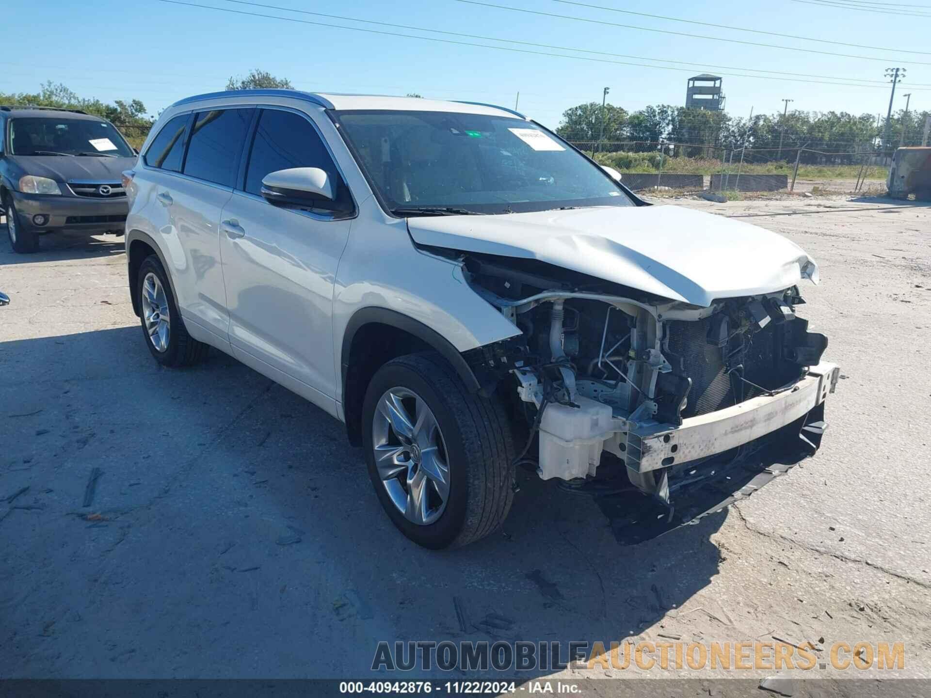 5TDYKRFHXFS091993 TOYOTA HIGHLANDER 2015