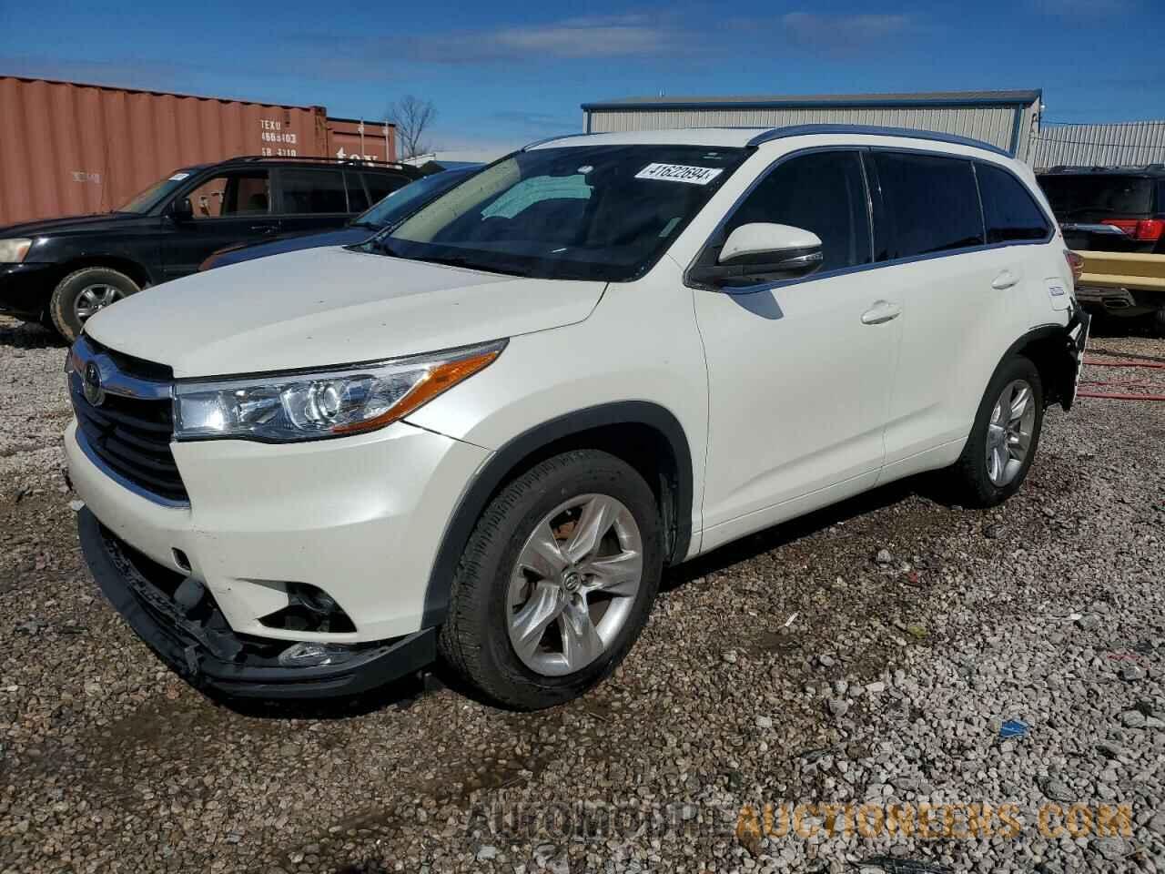 5TDYKRFHXGS121589 TOYOTA HIGHLANDER 2016