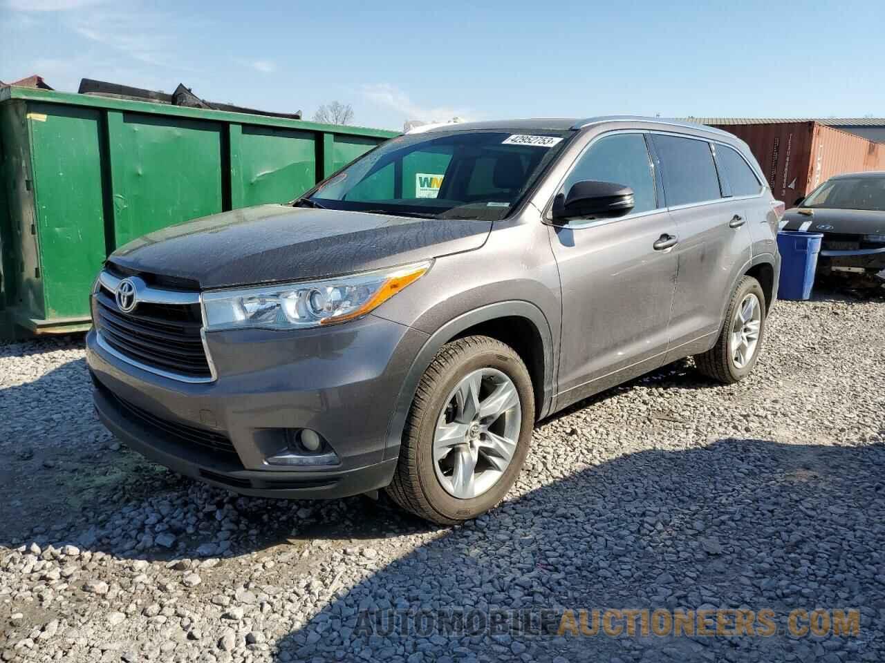 5TDYKRFHXGS124007 TOYOTA HIGHLANDER 2016