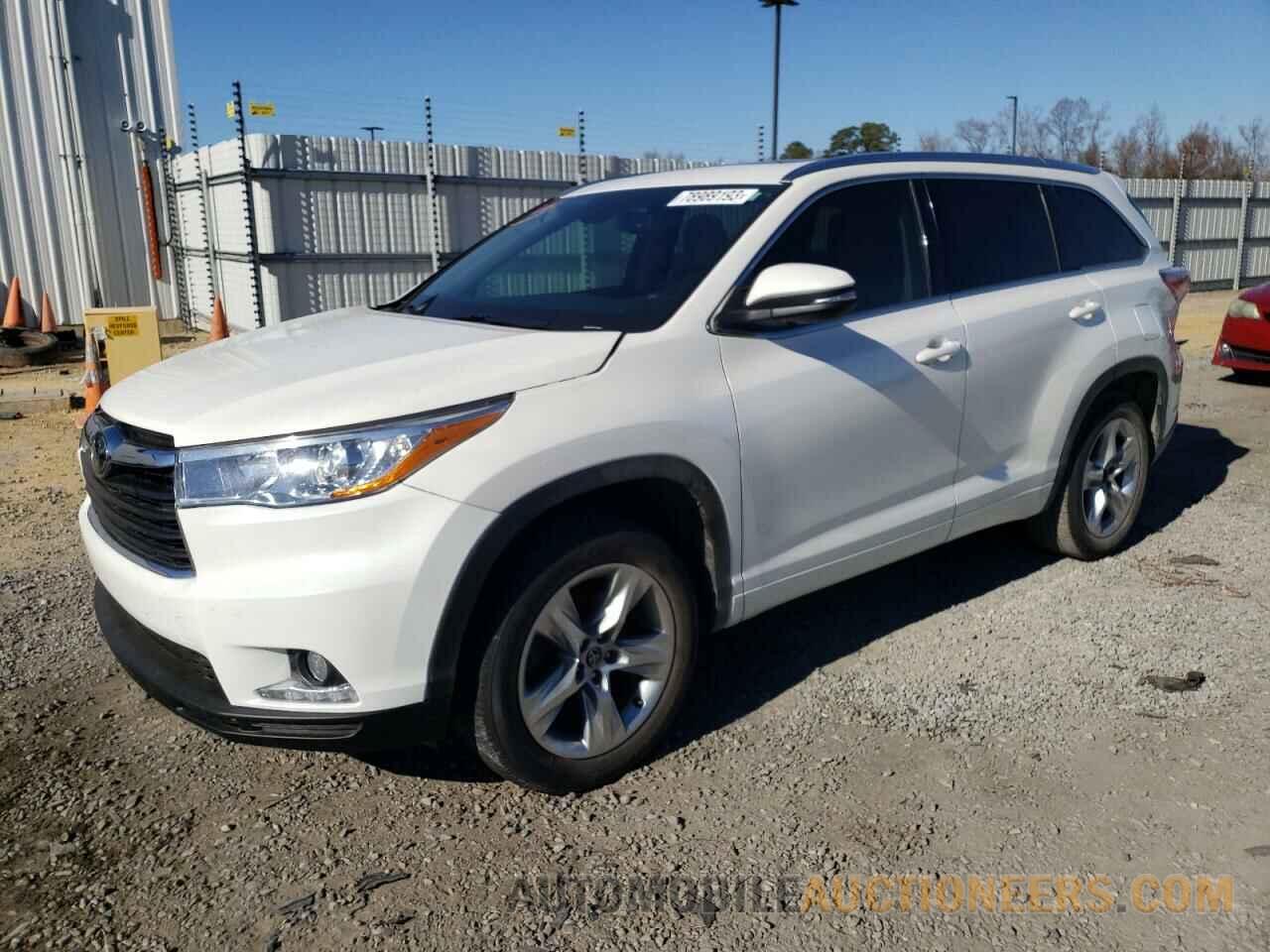 5TDYKRFHXGS124234 TOYOTA HIGHLANDER 2016