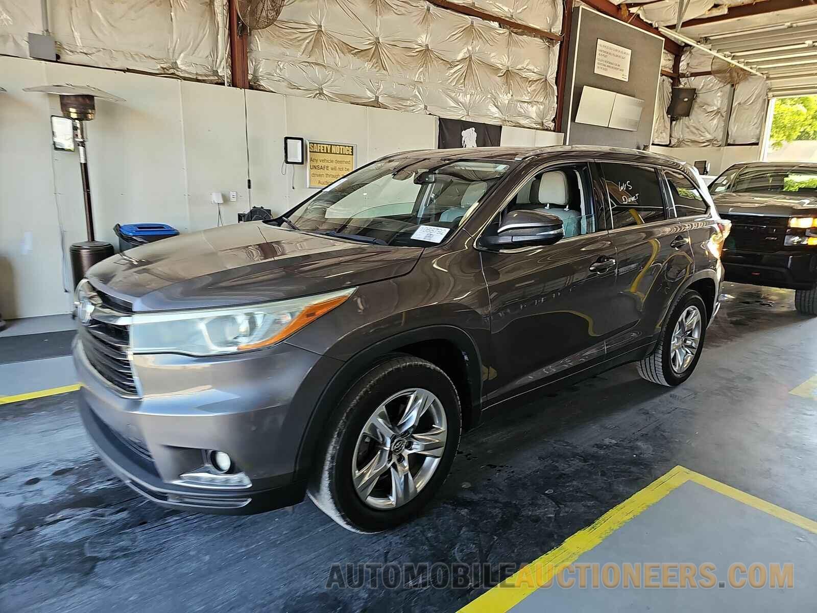 5TDYKRFHXGS132124 Toyota Highlander 2016