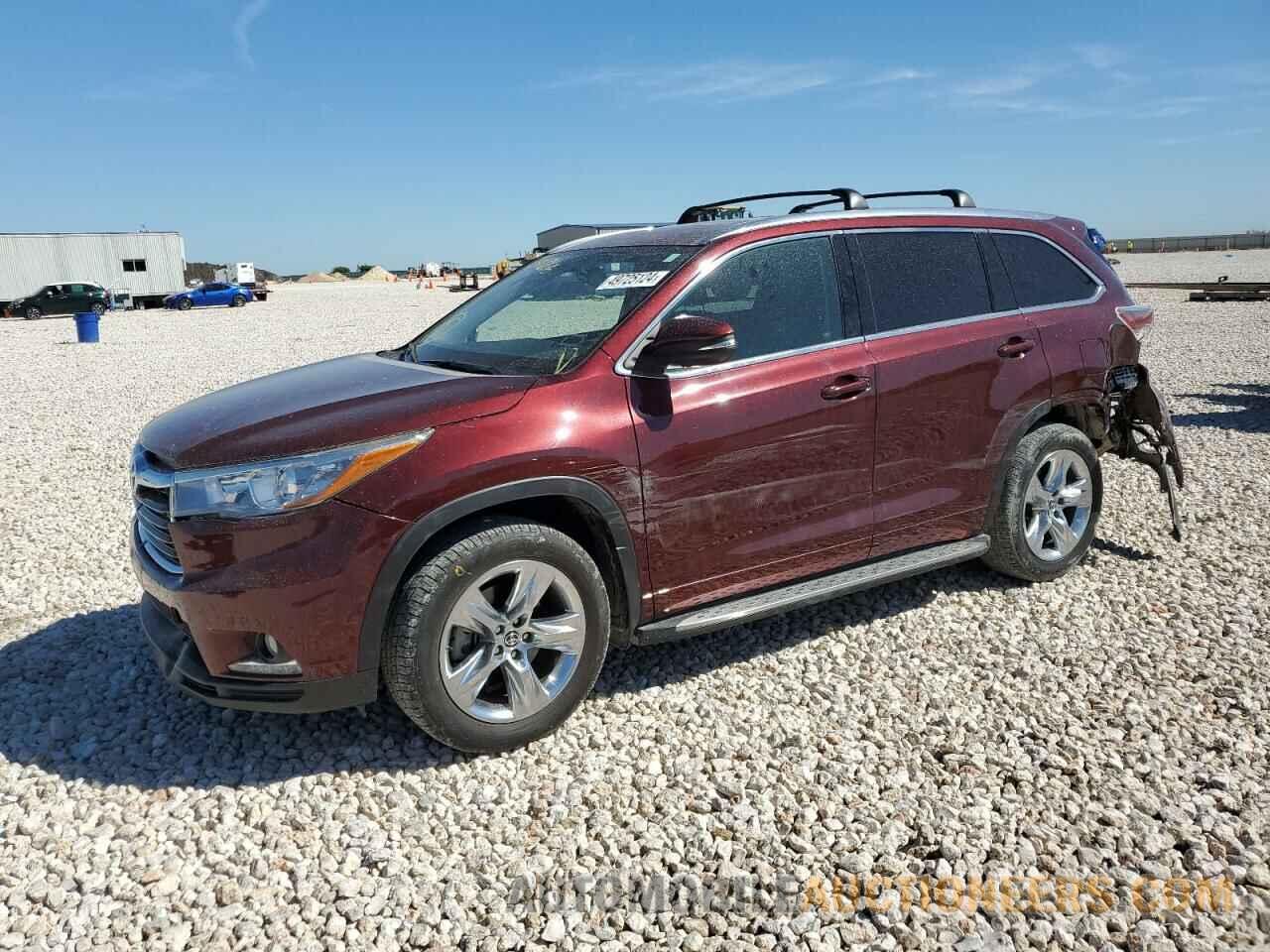 5TDYKRFHXGS134066 TOYOTA HIGHLANDER 2016