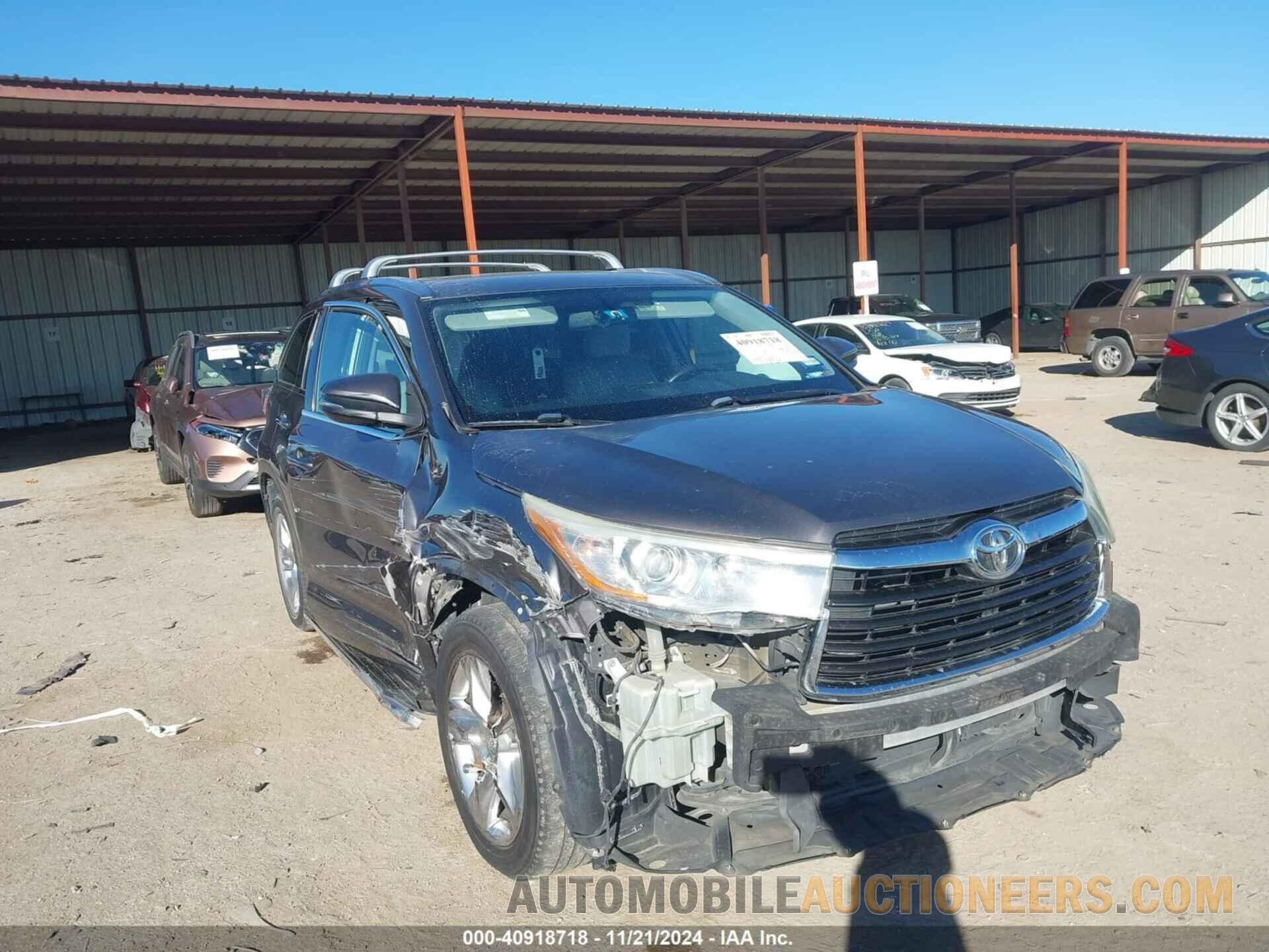 5TDYKRFHXGS187415 TOYOTA HIGHLANDER 2016