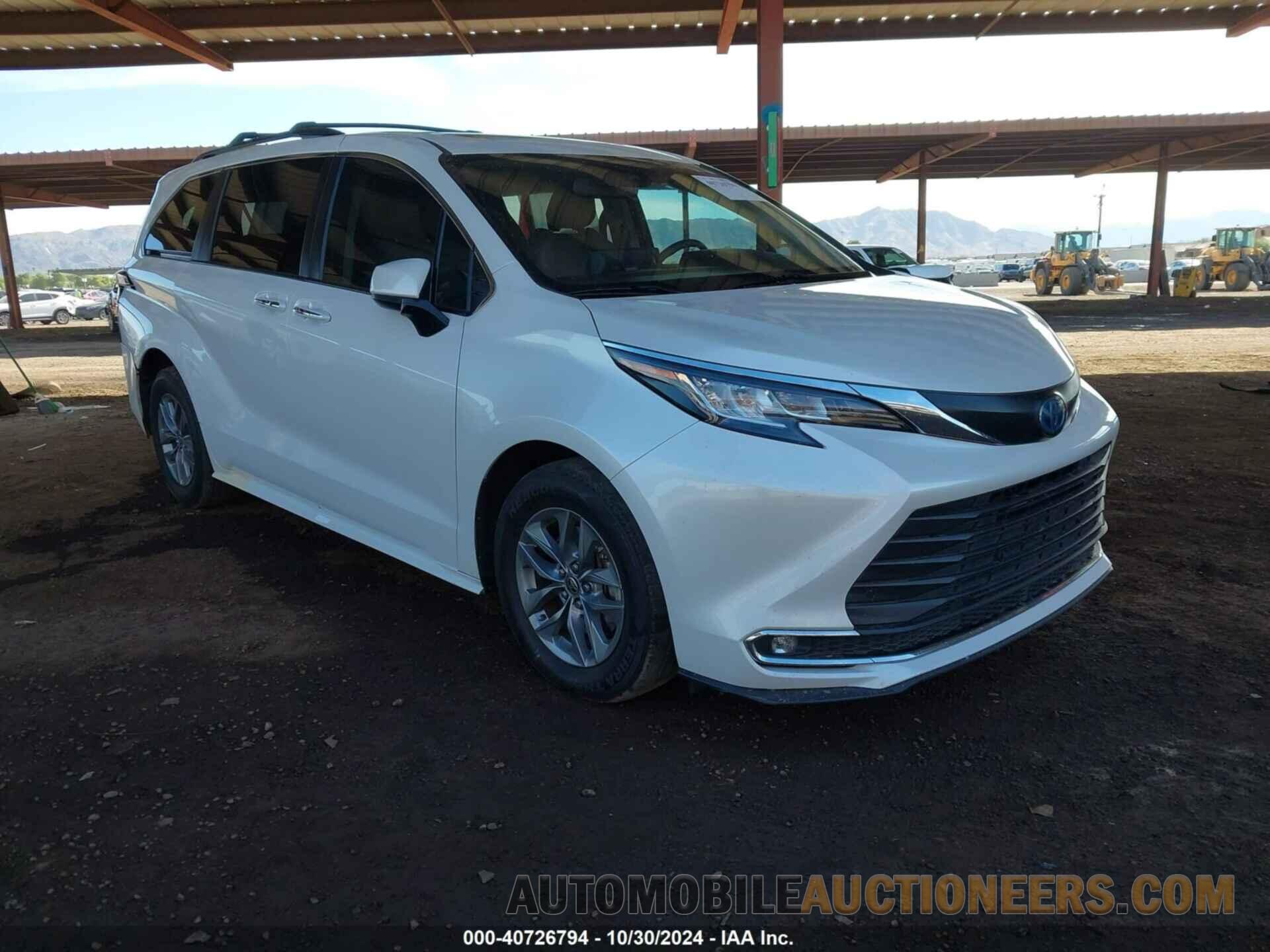 5TDYRKEC0NS081819 TOYOTA SIENNA 2022