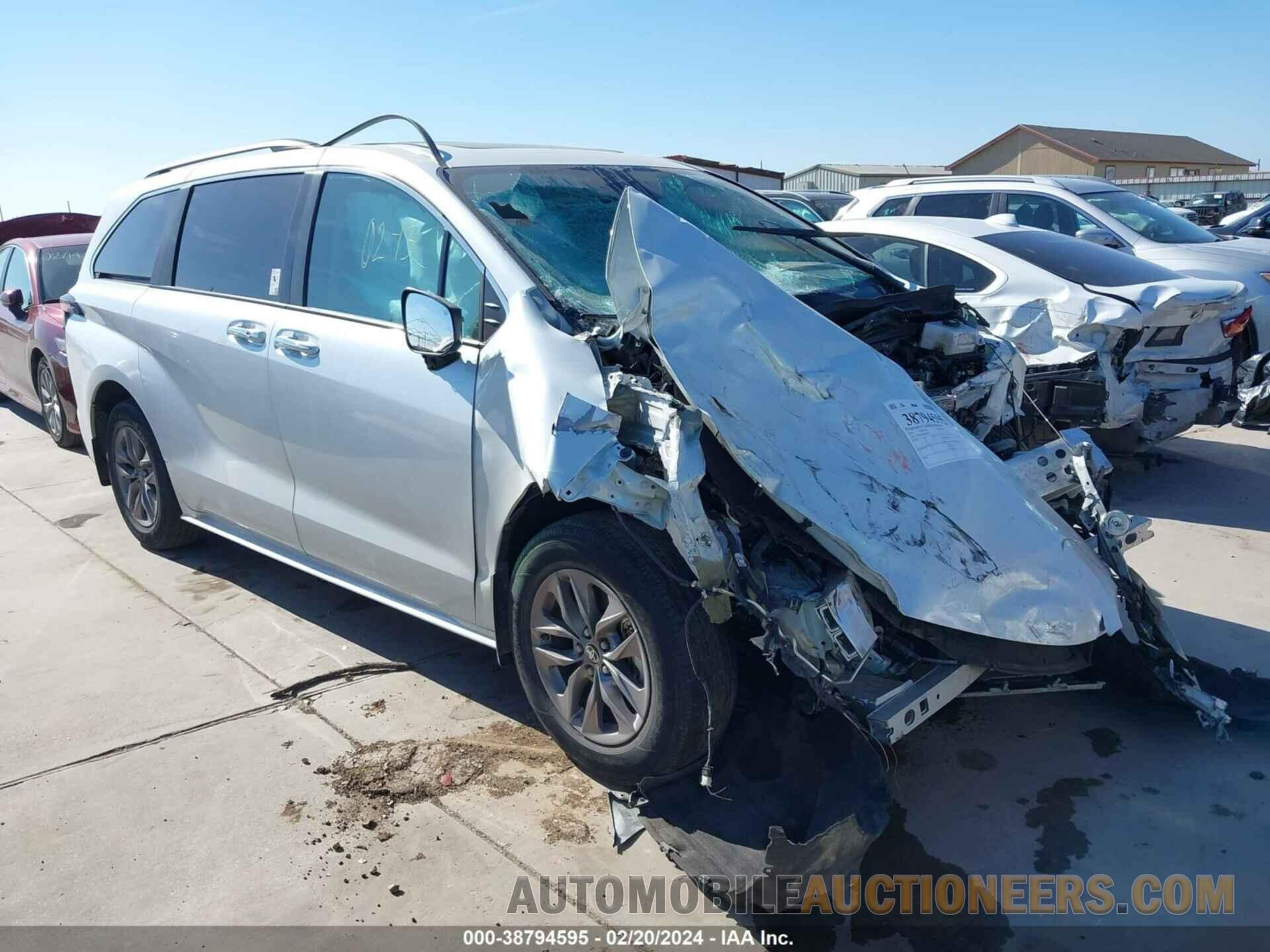 5TDYRKEC0NS086731 TOYOTA SIENNA 2022